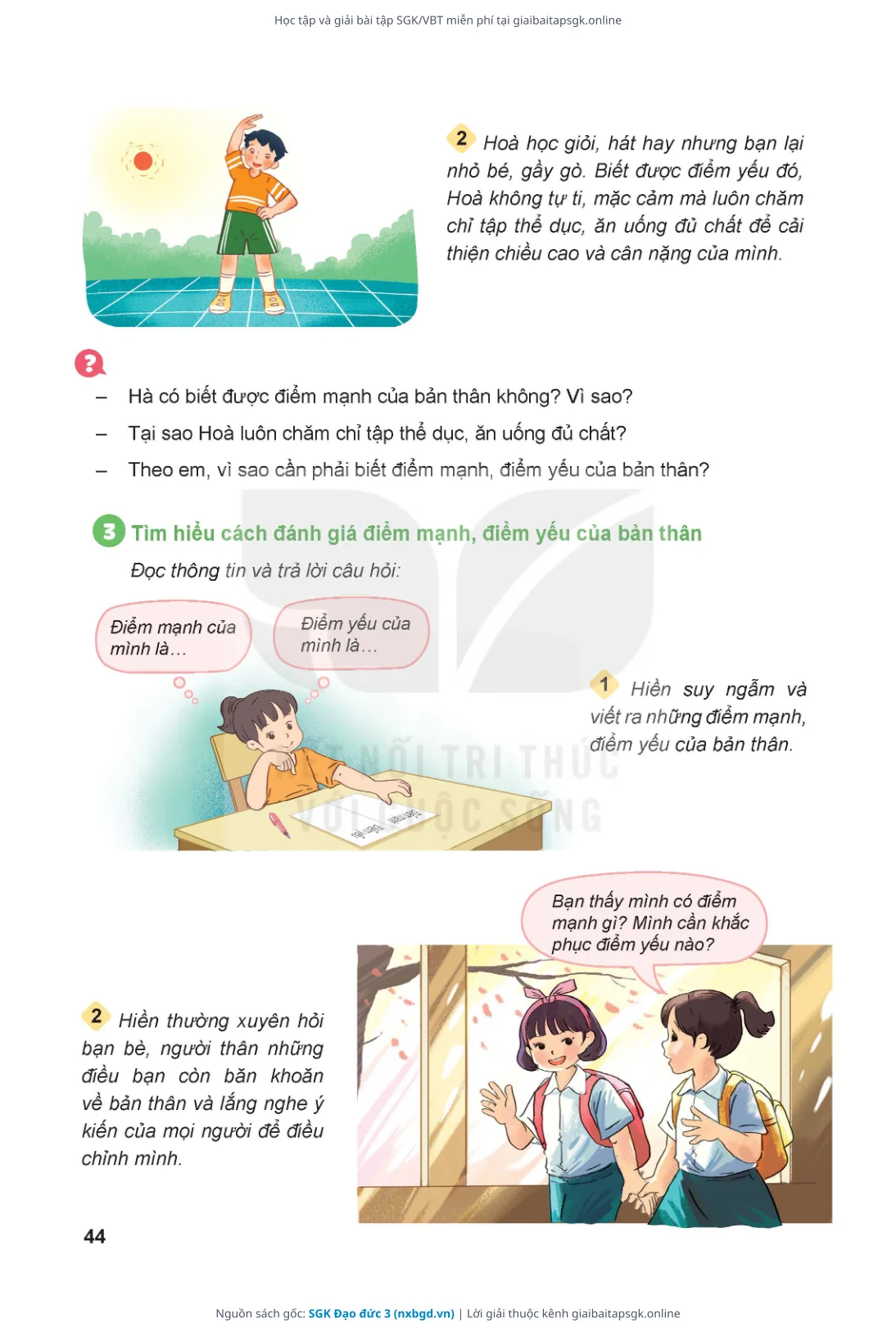 Trang 45 sách giáo khoa SGK Đạo đức 3 thu nhỏ