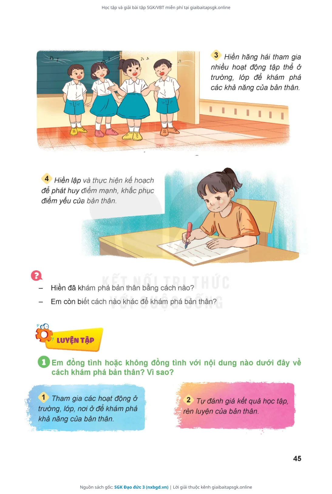 Trang 46 sách giáo khoa SGK Đạo đức 3 thu nhỏ