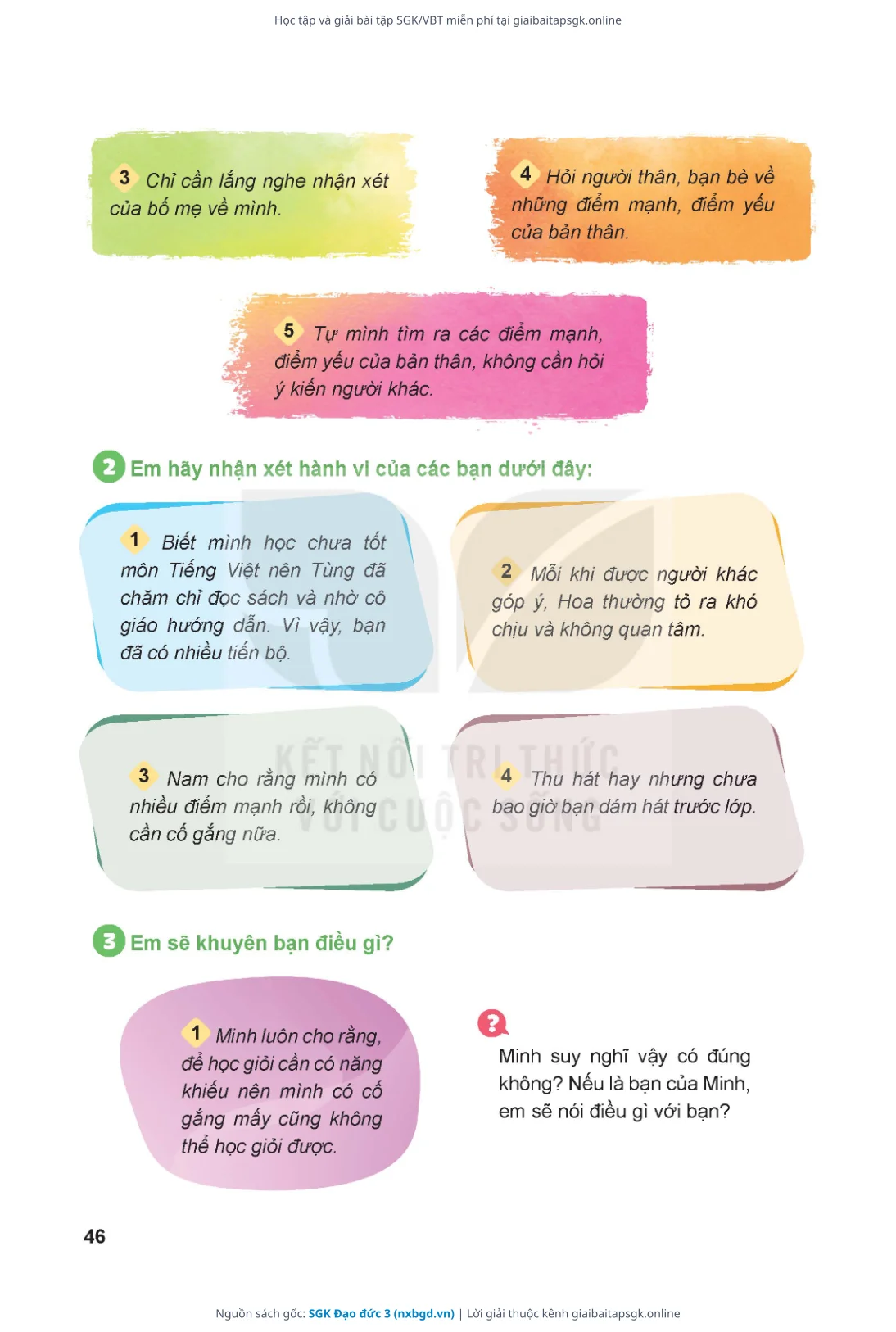 Trang 47 sách giáo khoa SGK Đạo đức 3 thu nhỏ
