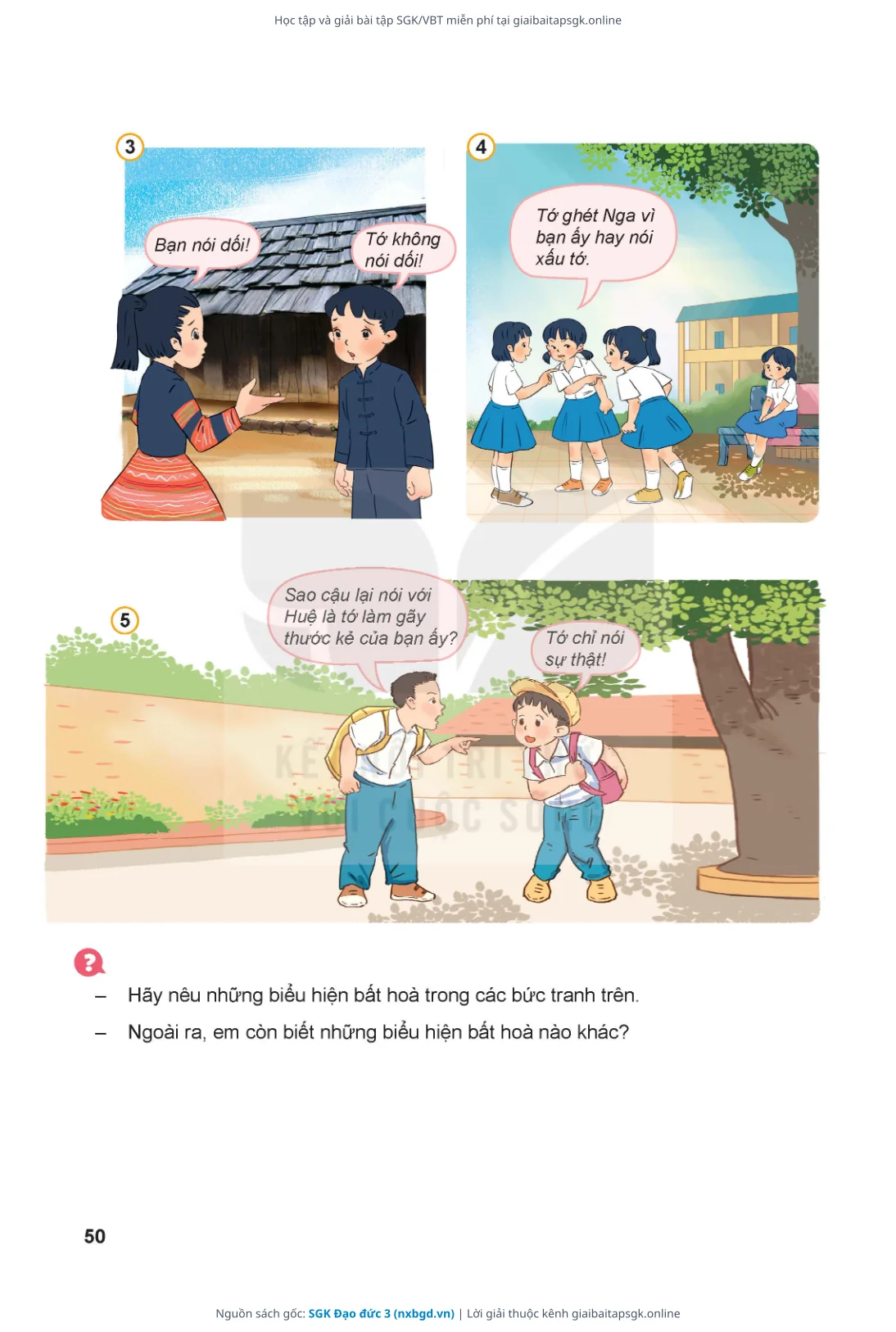 Trang 51 sách giáo khoa SGK Đạo đức 3 thu nhỏ