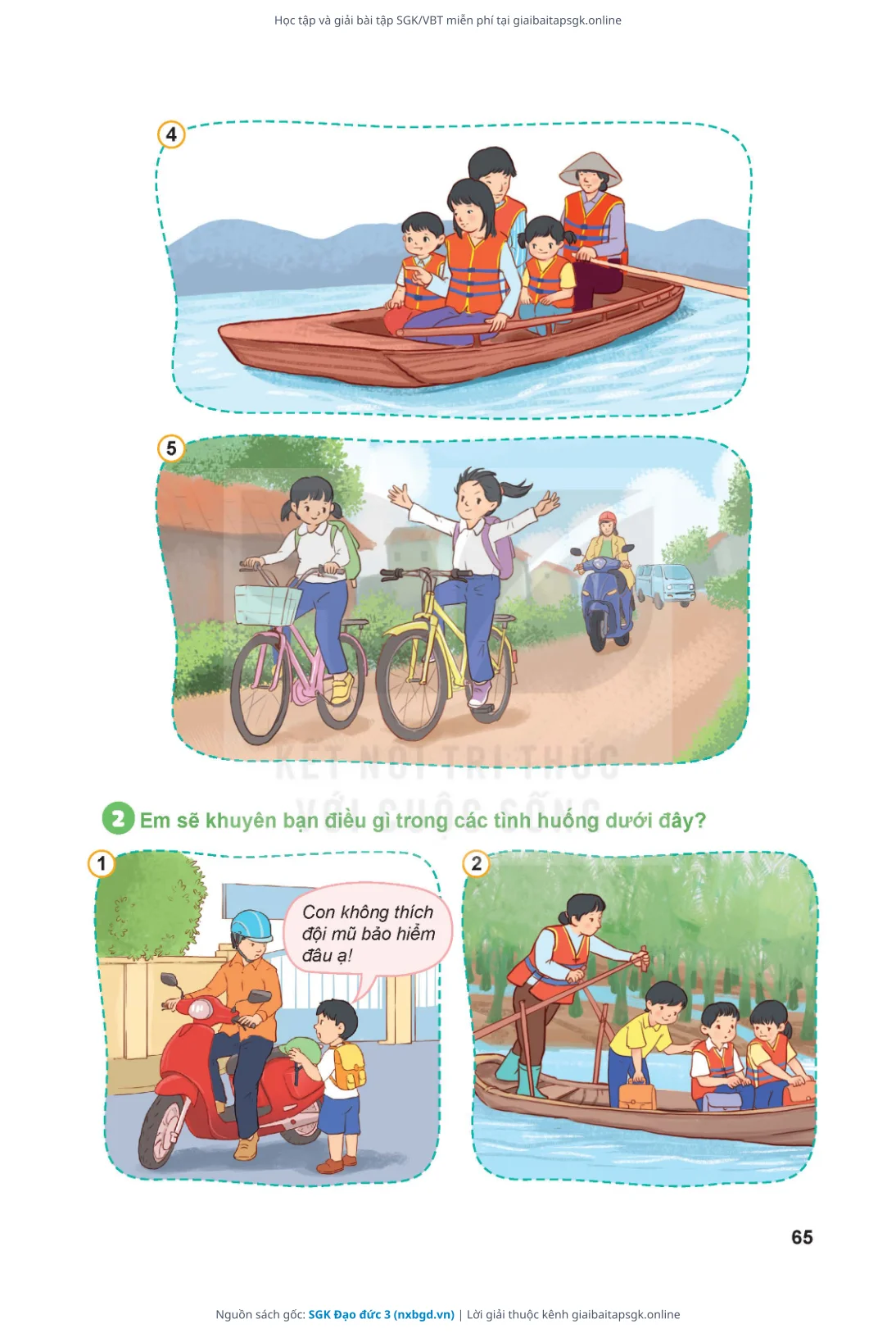 Trang 66 sách giáo khoa SGK Đạo đức 3 thu nhỏ