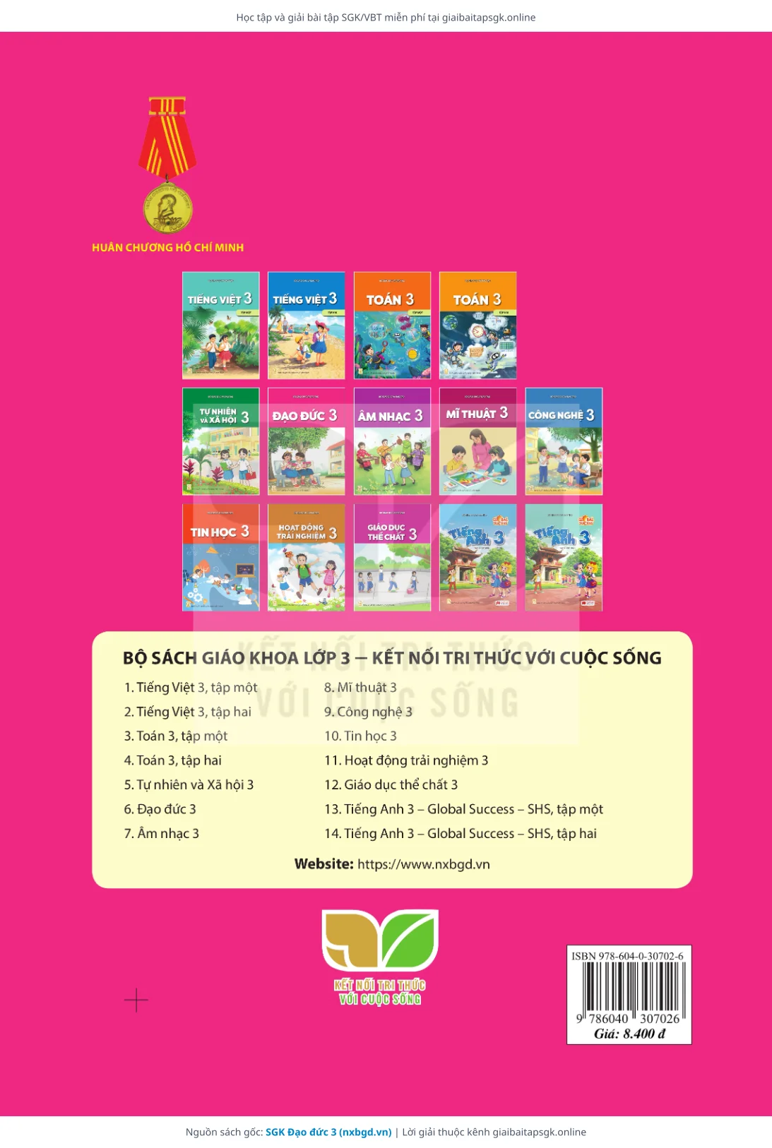 Trang 70 sách giáo khoa SGK Đạo đức 3 thu nhỏ