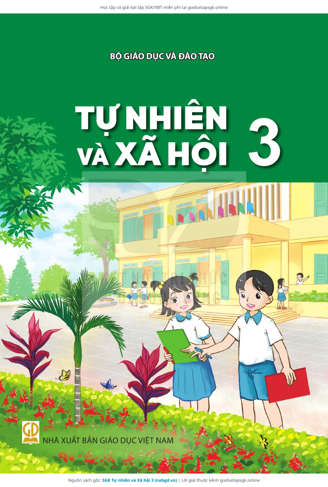 Trang 1 sách giáo khoa SGK Tự nhiên và Xã hội 3 bản chuẩn