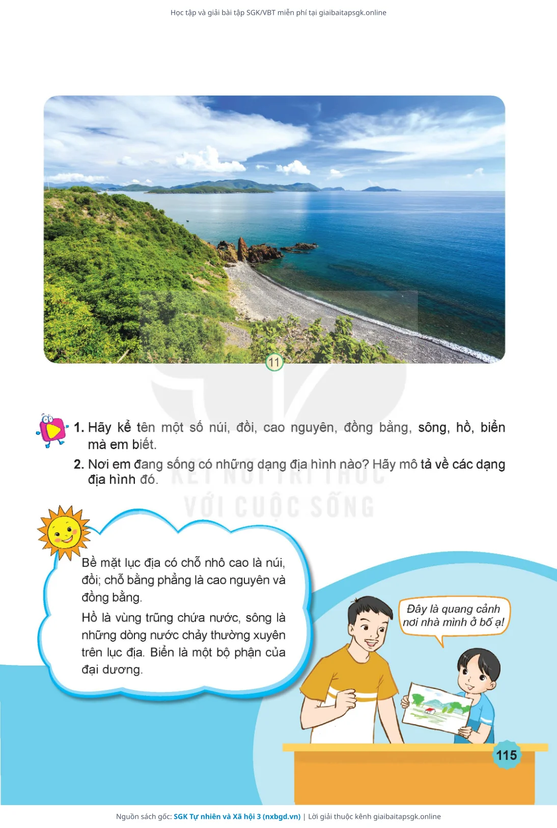 Trang 116 sách giáo khoa SGK Tự nhiên và Xã hội 3 thu nhỏ