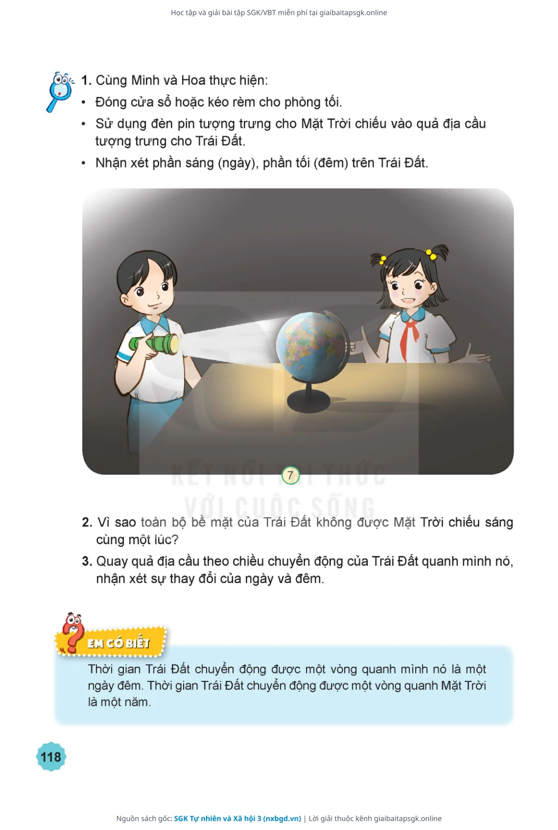 Trang 119 sách giáo khoa SGK Tự nhiên và Xã hội 3 thu nhỏ