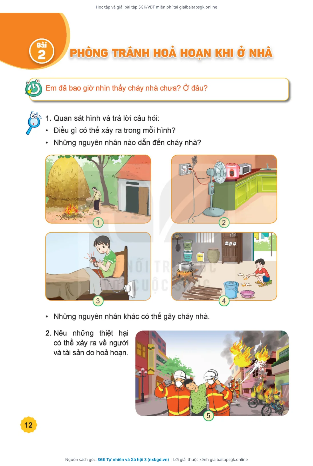 Trang 13 sách giáo khoa SGK Tự nhiên và Xã hội 3 thu nhỏ