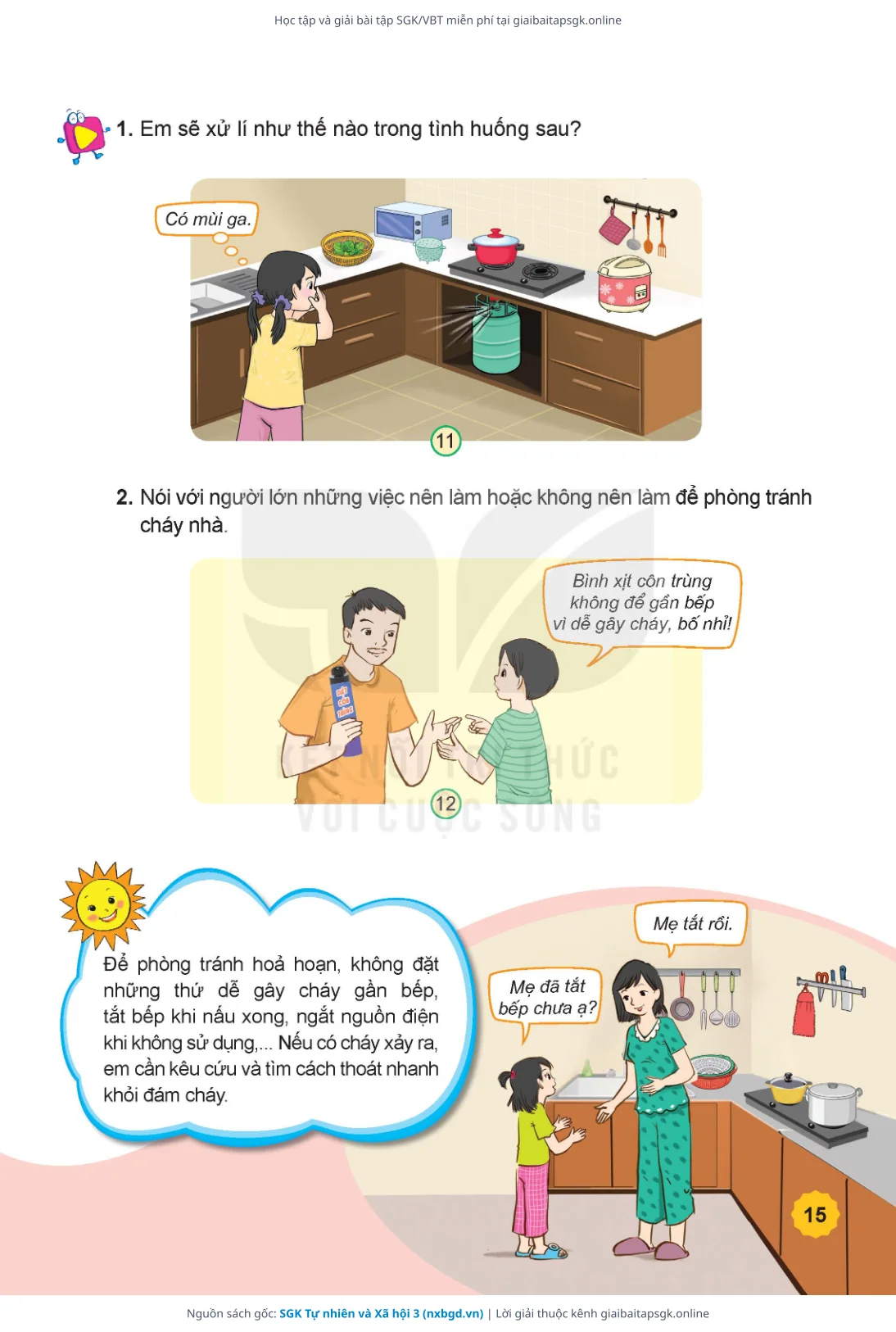 Trang 16 sách giáo khoa SGK Tự nhiên và Xã hội 3 thu nhỏ