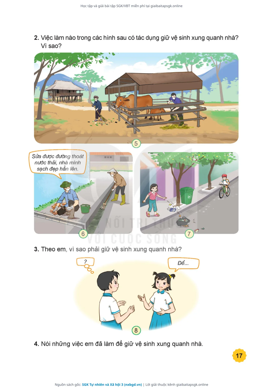 Trang 18 sách giáo khoa SGK Tự nhiên và Xã hội 3 thu nhỏ