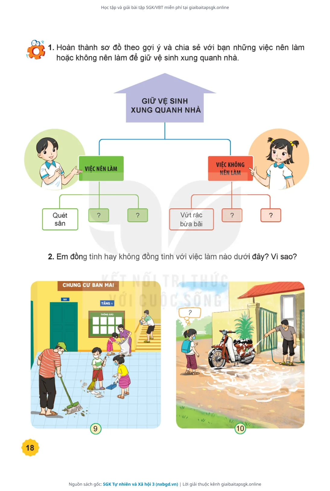Trang 19 sách giáo khoa SGK Tự nhiên và Xã hội 3 thu nhỏ