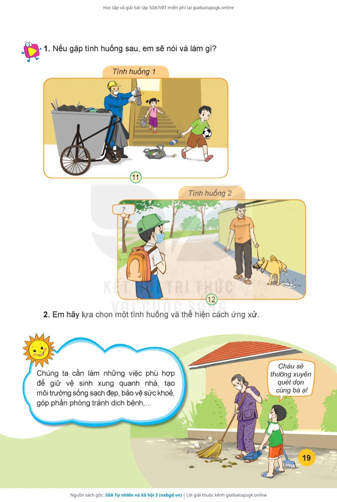 Trang 20 sách giáo khoa SGK Tự nhiên và Xã hội 3 thu nhỏ