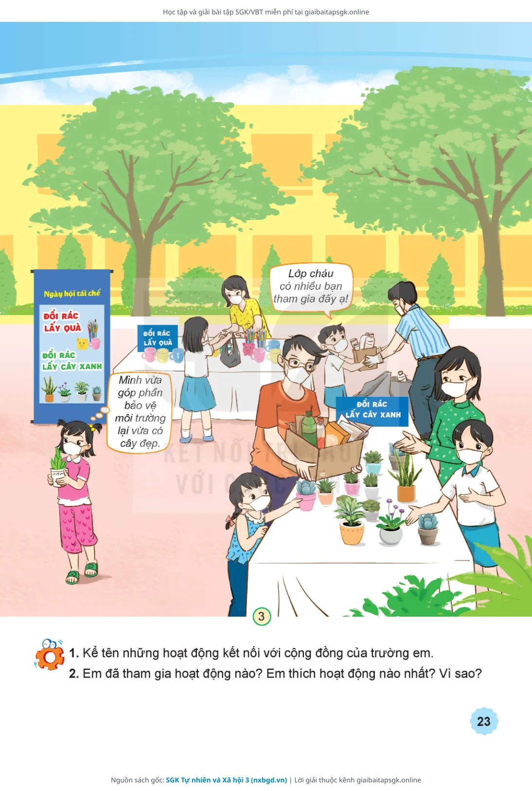 Trang 24 sách giáo khoa SGK Tự nhiên và Xã hội 3 thu nhỏ