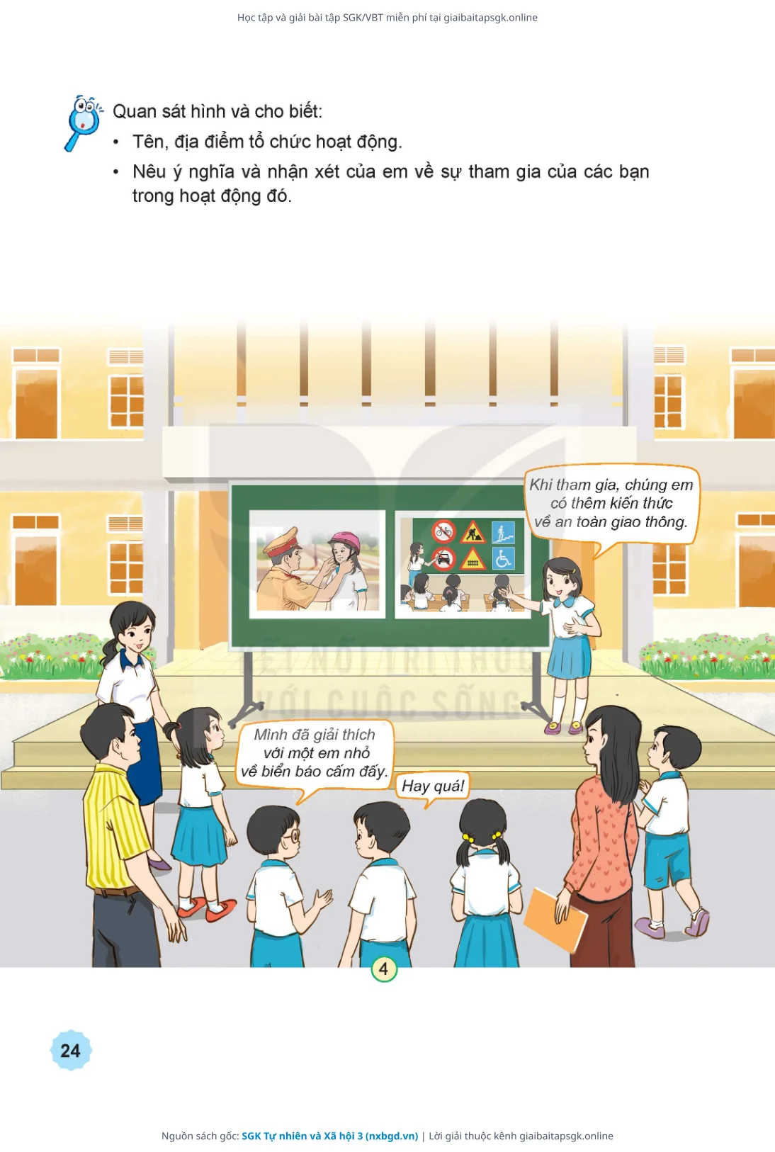 Trang 25 sách giáo khoa SGK Tự nhiên và Xã hội 3 thu nhỏ