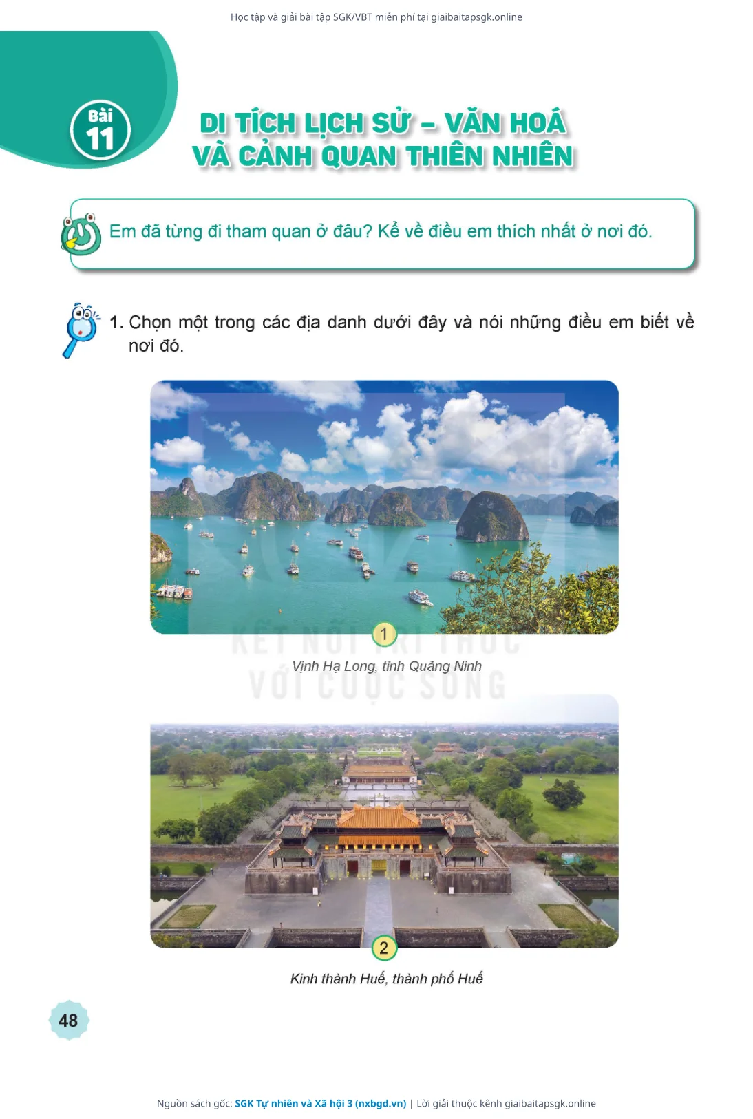 Trang 49 sách giáo khoa SGK Tự nhiên và Xã hội 3 thu nhỏ