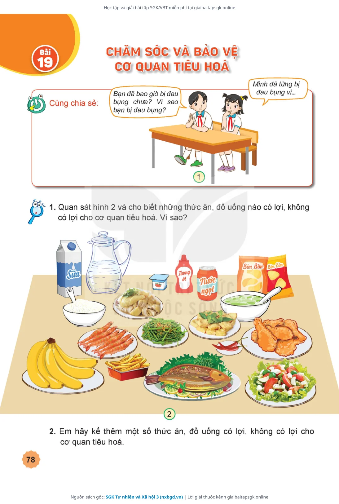 Trang 79 sách giáo khoa SGK Tự nhiên và Xã hội 3 thu nhỏ