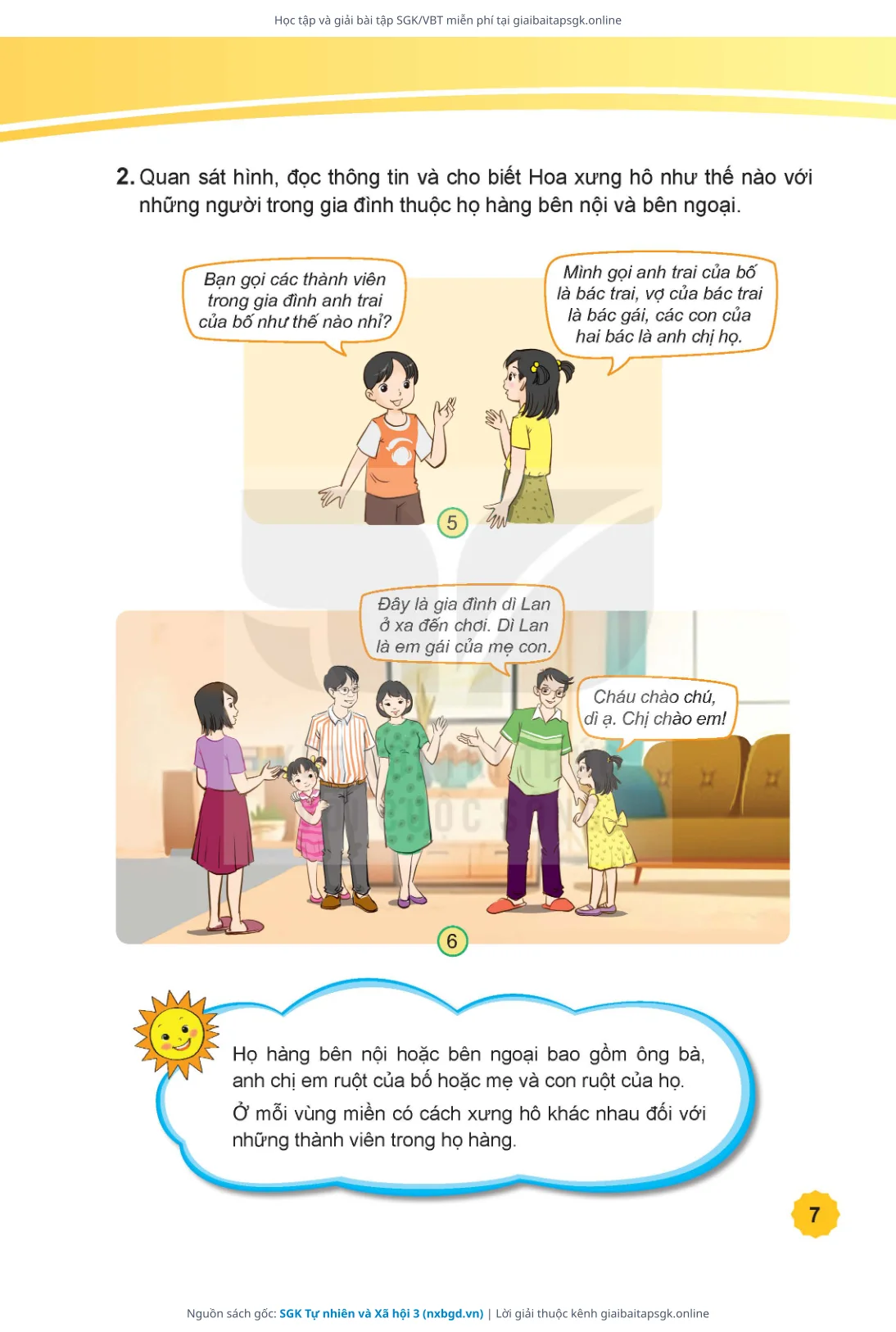 Trang 8 sách giáo khoa SGK Tự nhiên và Xã hội 3 thu nhỏ