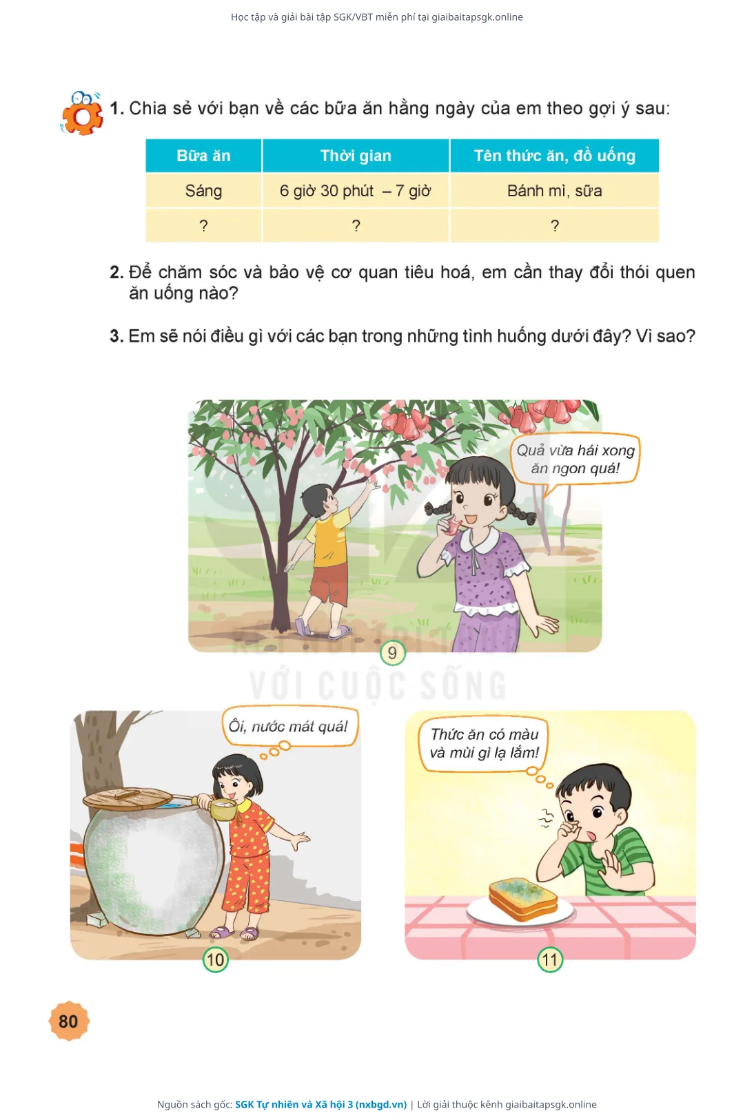 Trang 81 sách giáo khoa SGK Tự nhiên và Xã hội 3 thu nhỏ