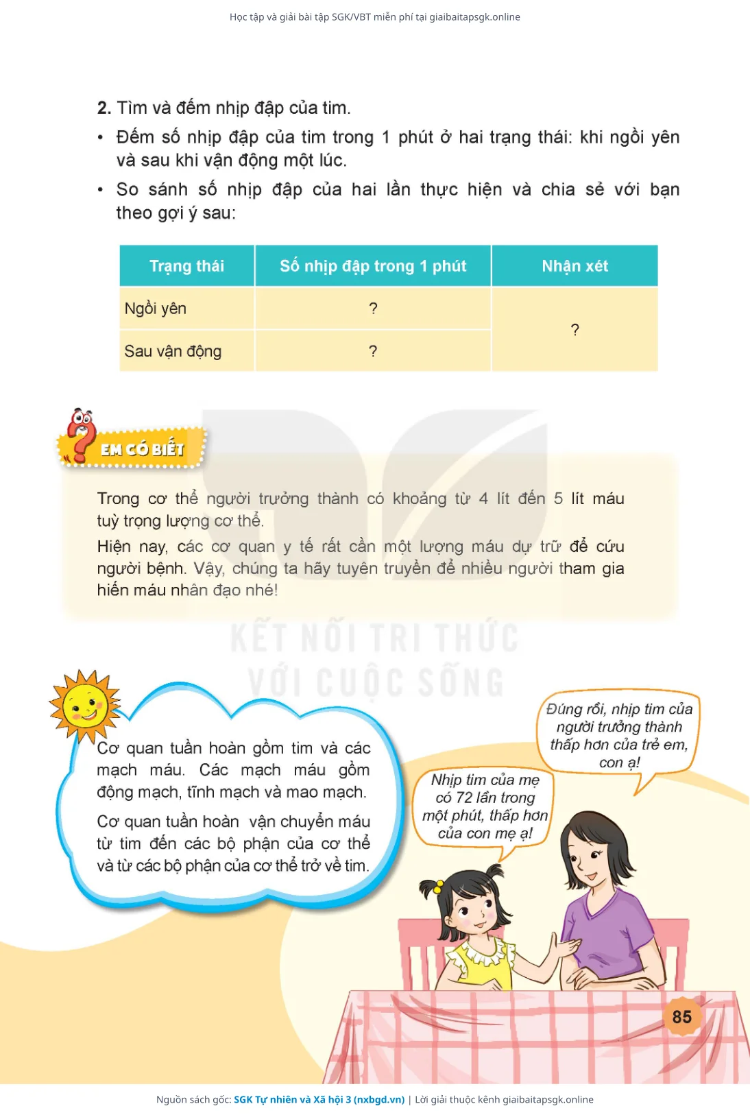 Trang 86 sách giáo khoa SGK Tự nhiên và Xã hội 3 thu nhỏ