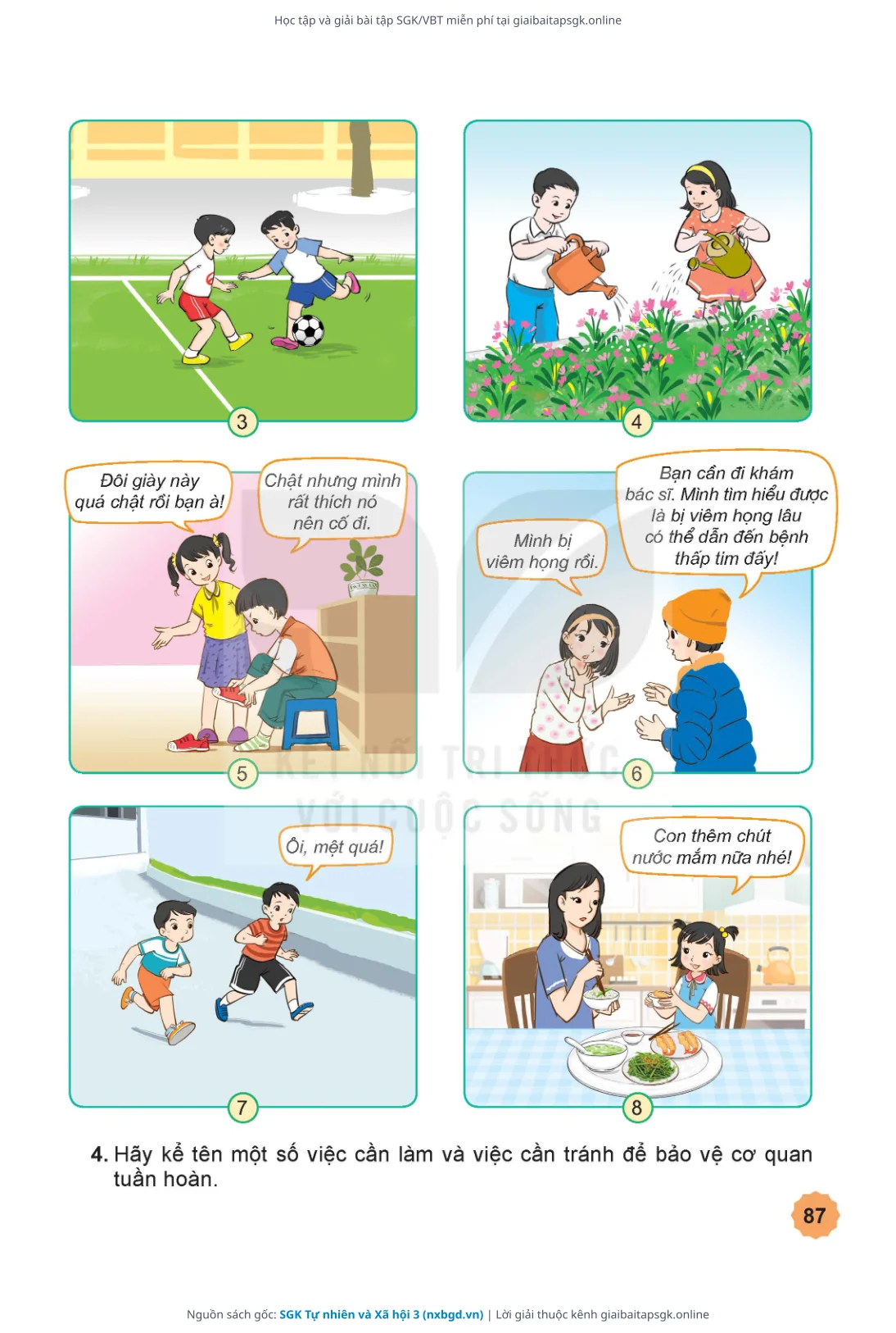 Trang 88 sách giáo khoa SGK Tự nhiên và Xã hội 3 thu nhỏ