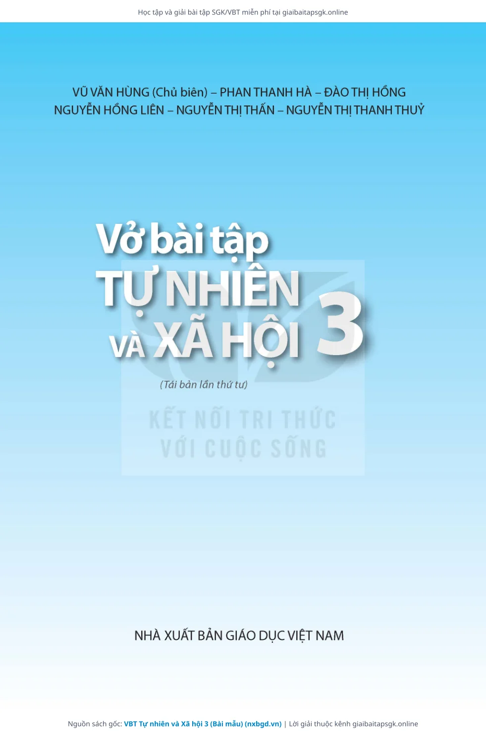 Trang 2 sách giáo khoa VBT Tự nhiên và Xã hội 3 (Bài mẫu) thu nhỏ