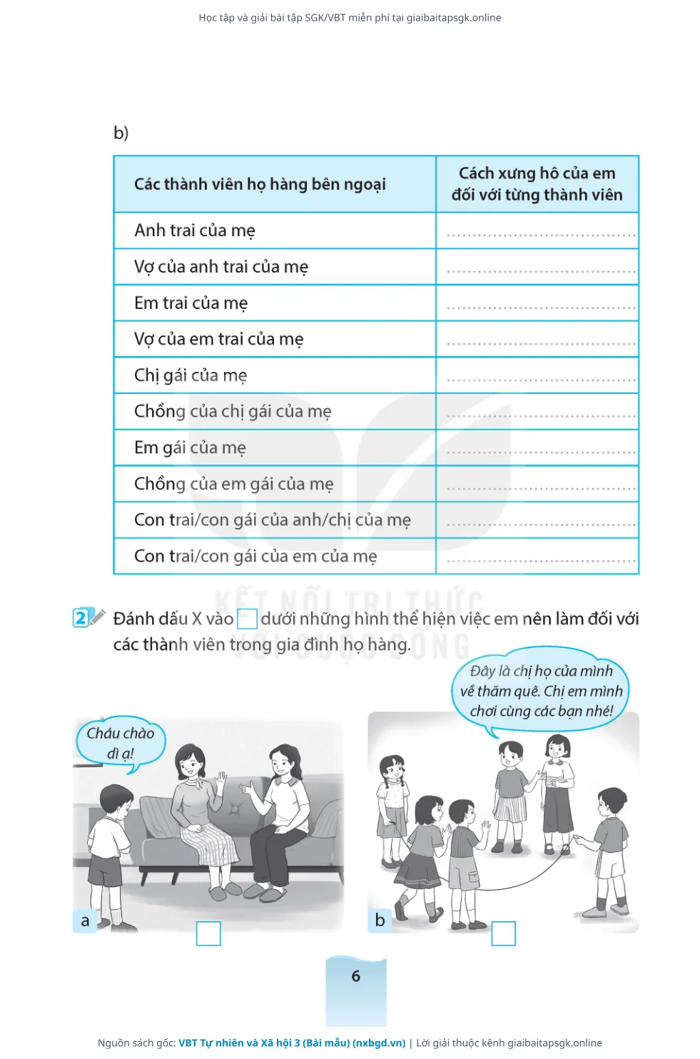 Trang 7 sách giáo khoa VBT Tự nhiên và Xã hội 3 (Bài mẫu) thu nhỏ