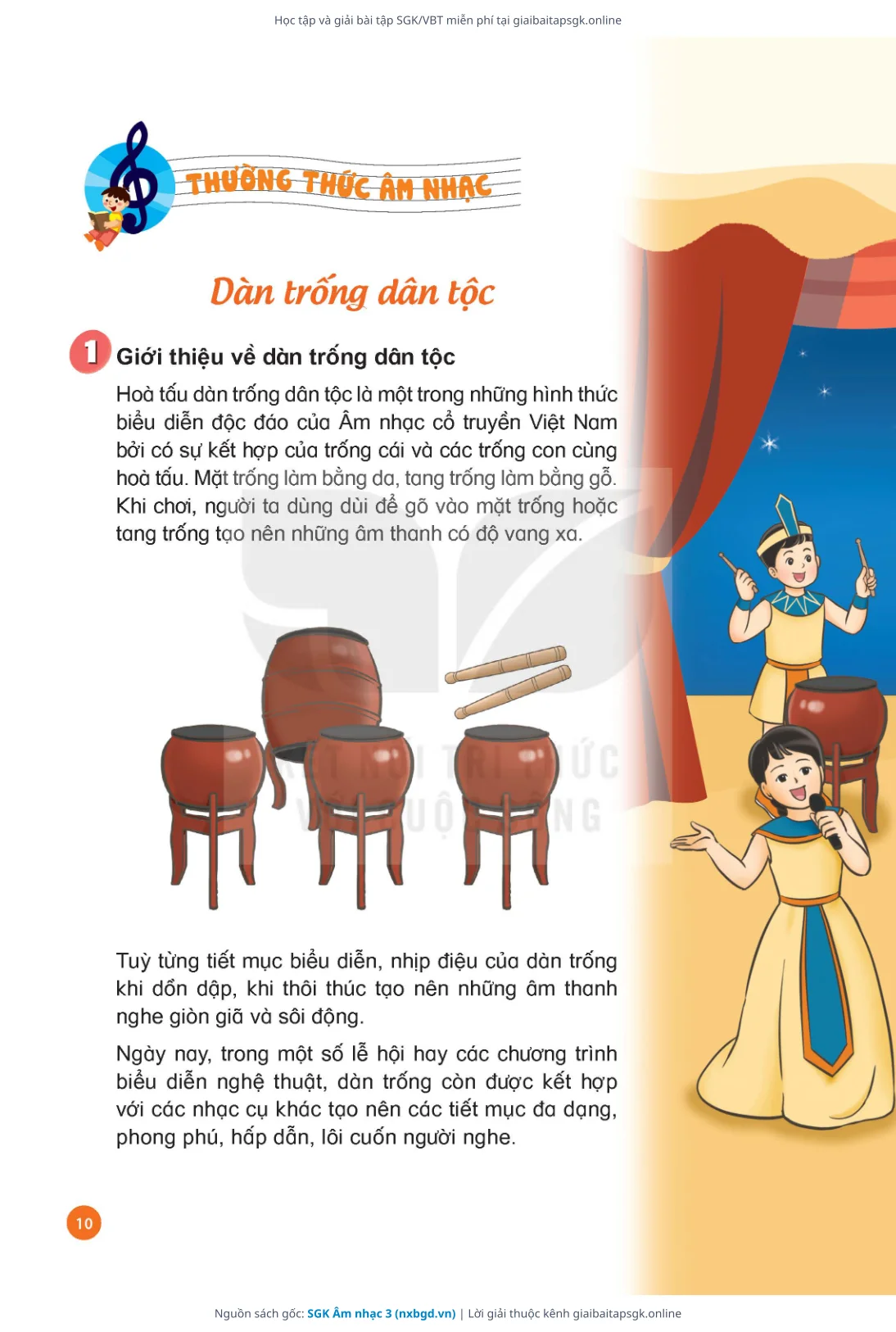 Trang 11 sách giáo khoa SGK Âm nhạc 3 thu nhỏ