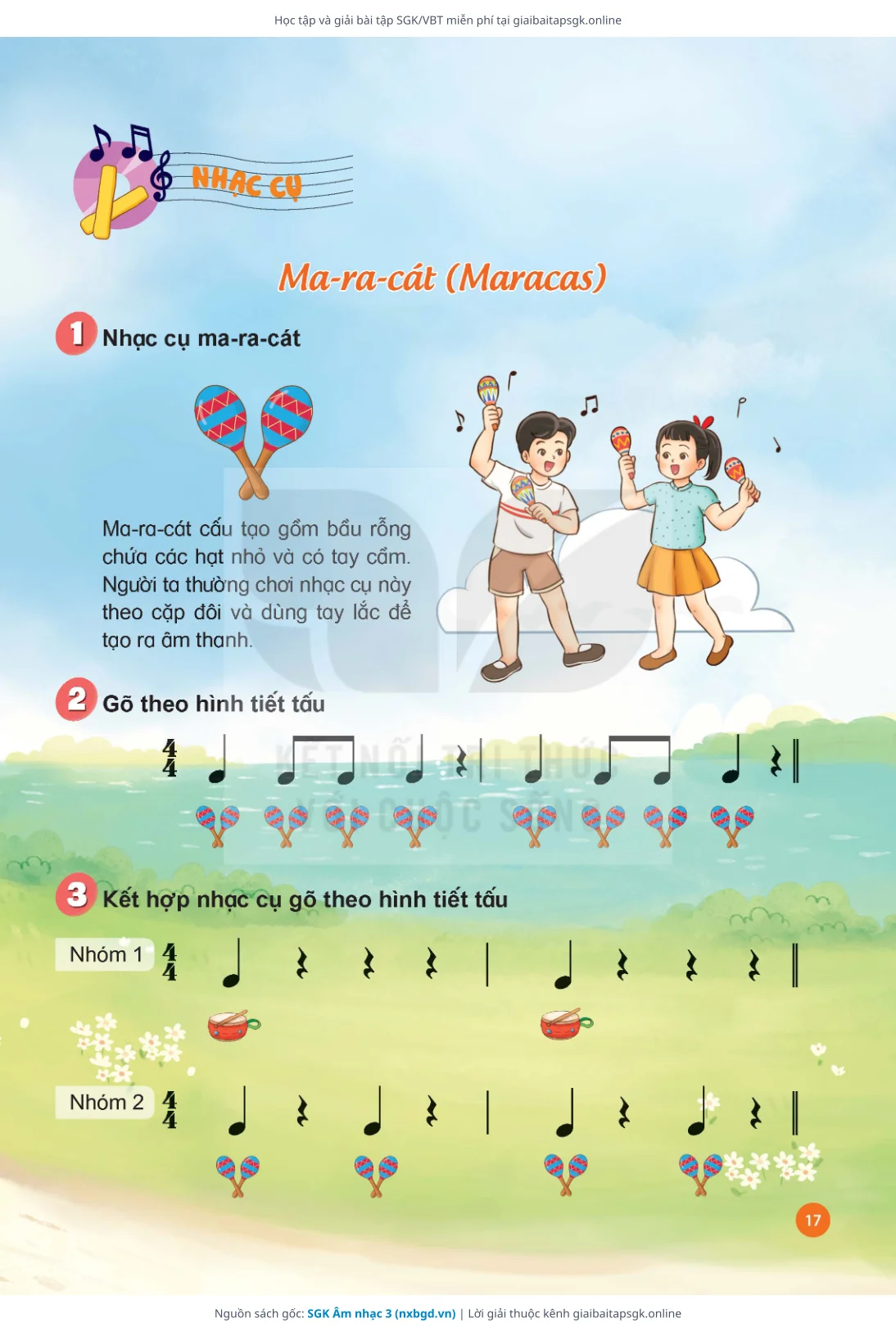 Trang 18 sách giáo khoa SGK Âm nhạc 3 thu nhỏ