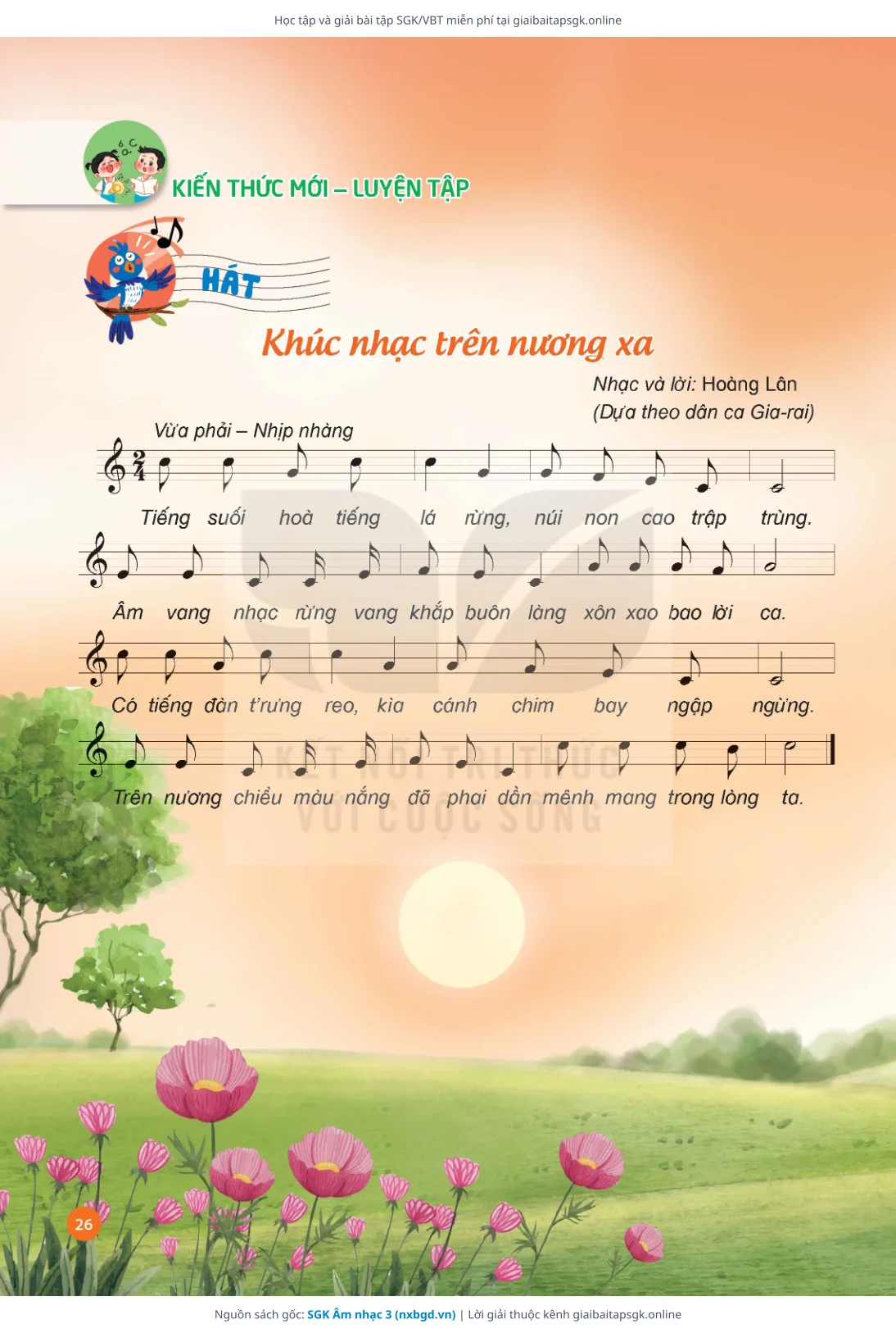 Trang 27 sách giáo khoa SGK Âm nhạc 3 thu nhỏ