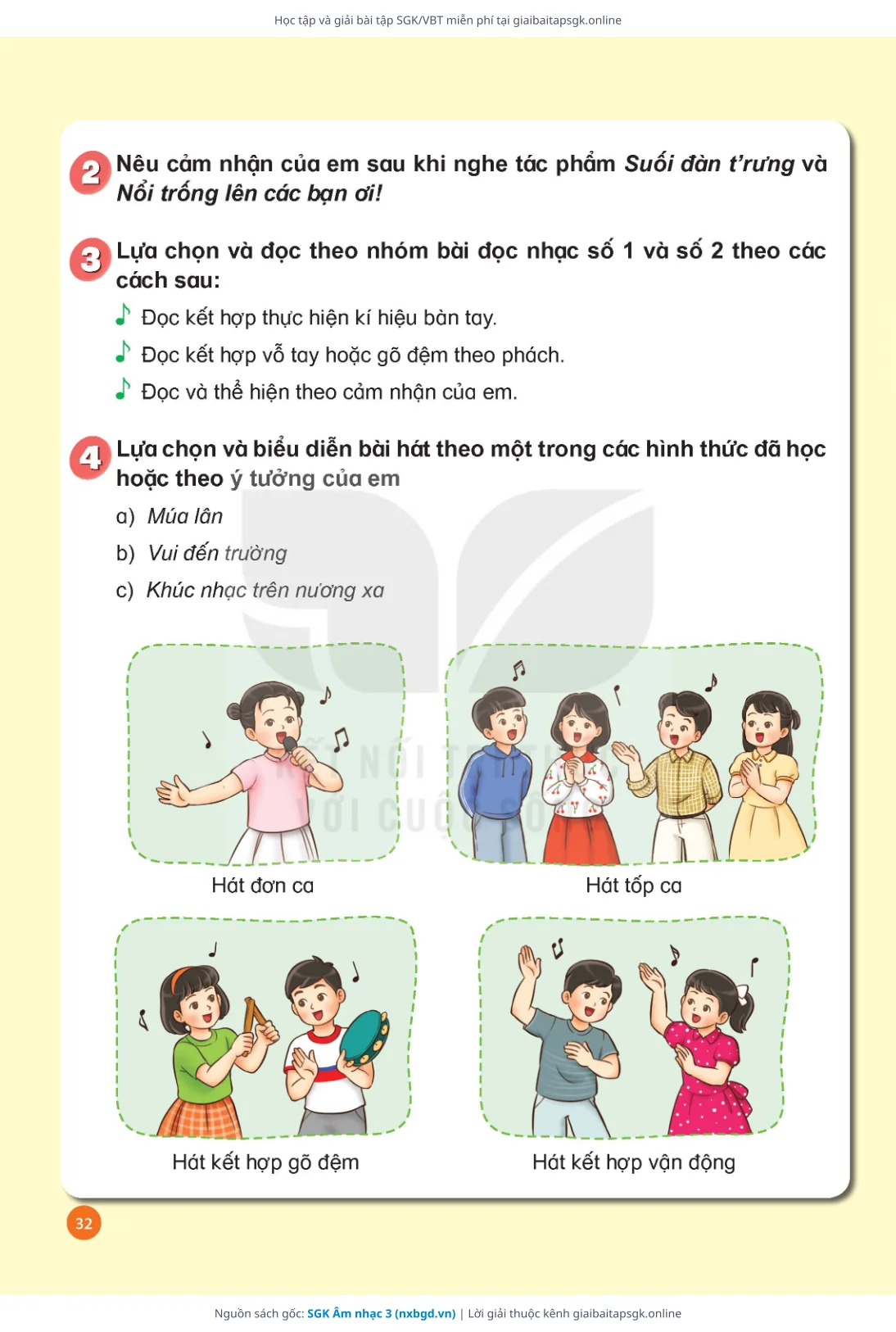 Trang 33 sách giáo khoa SGK Âm nhạc 3 thu nhỏ