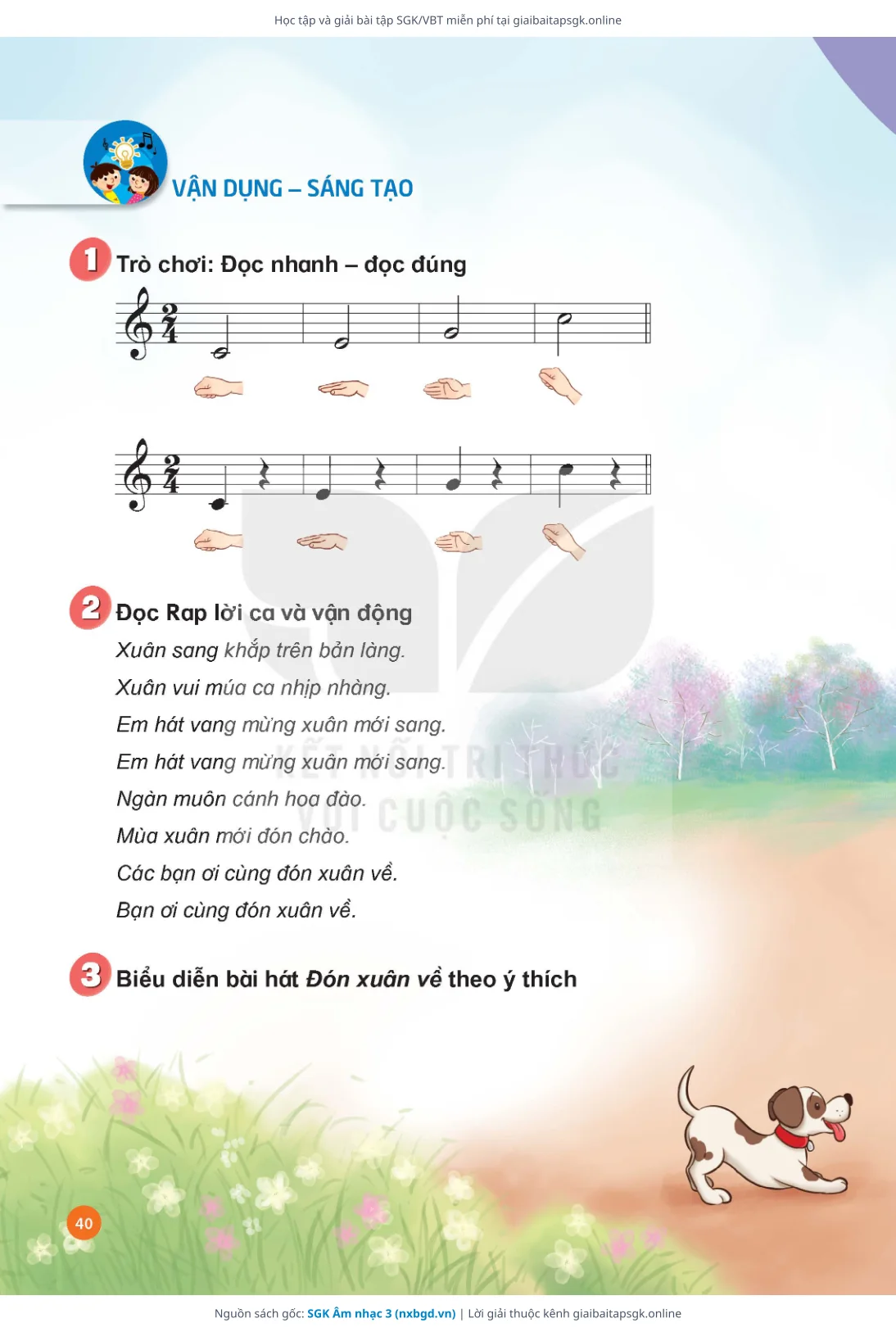 Trang 41 sách giáo khoa SGK Âm nhạc 3 thu nhỏ