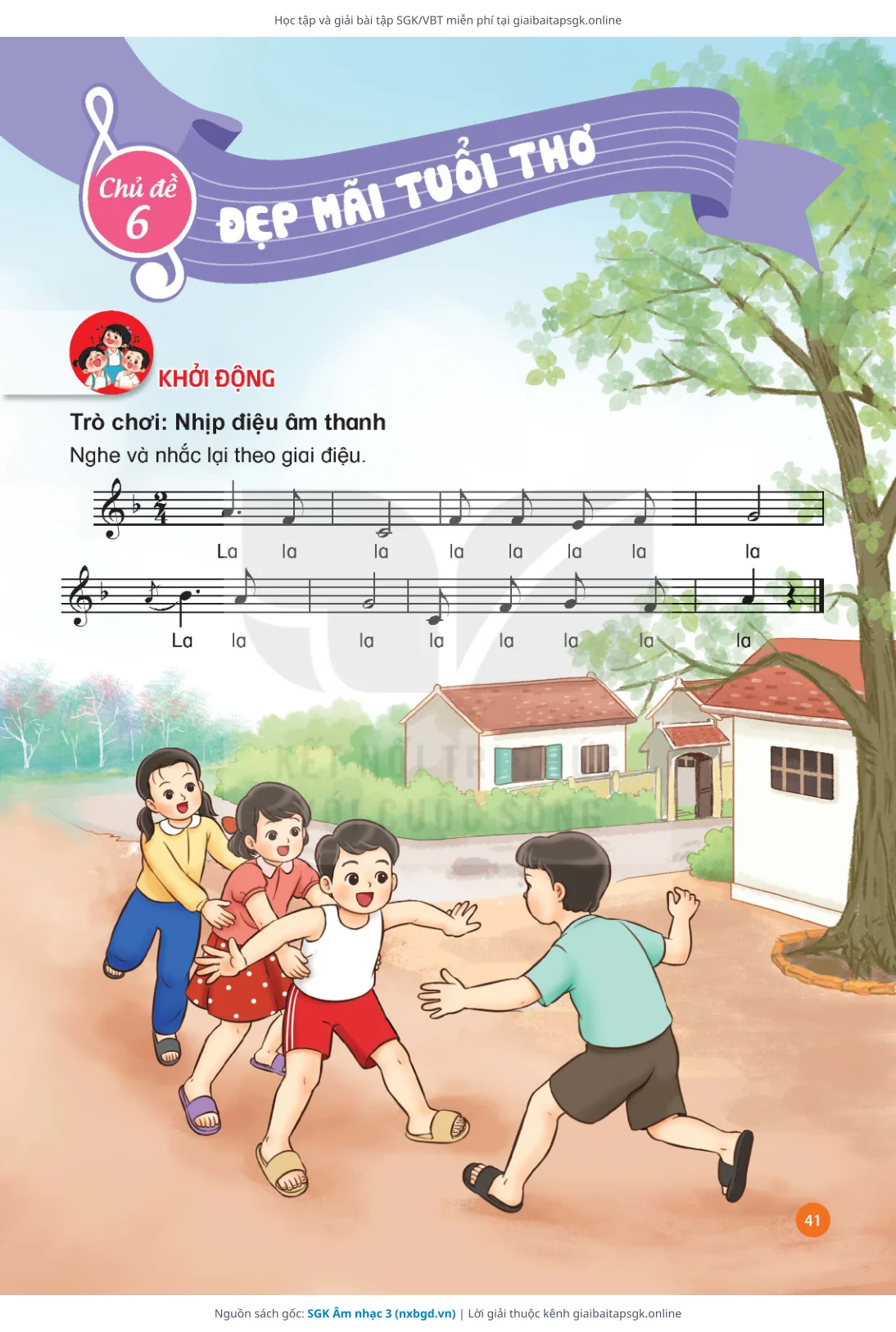 Trang 42 sách giáo khoa SGK Âm nhạc 3 thu nhỏ