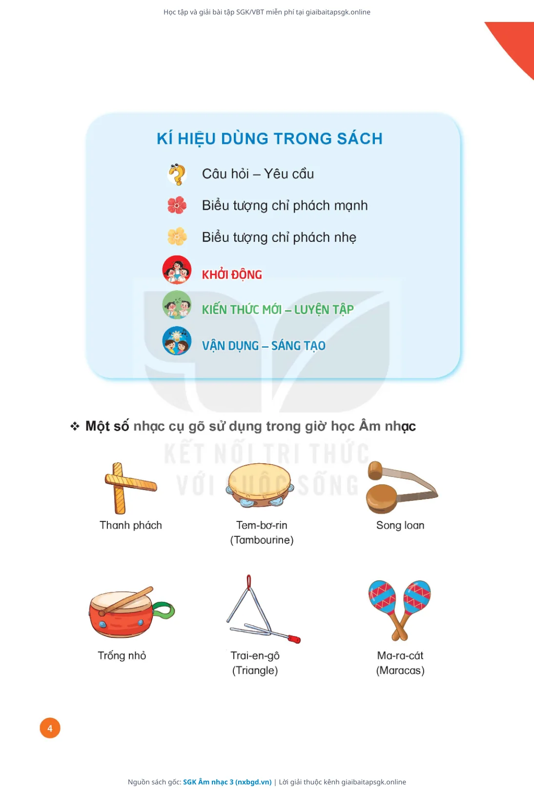 Trang 5 sách giáo khoa SGK Âm nhạc 3 thu nhỏ