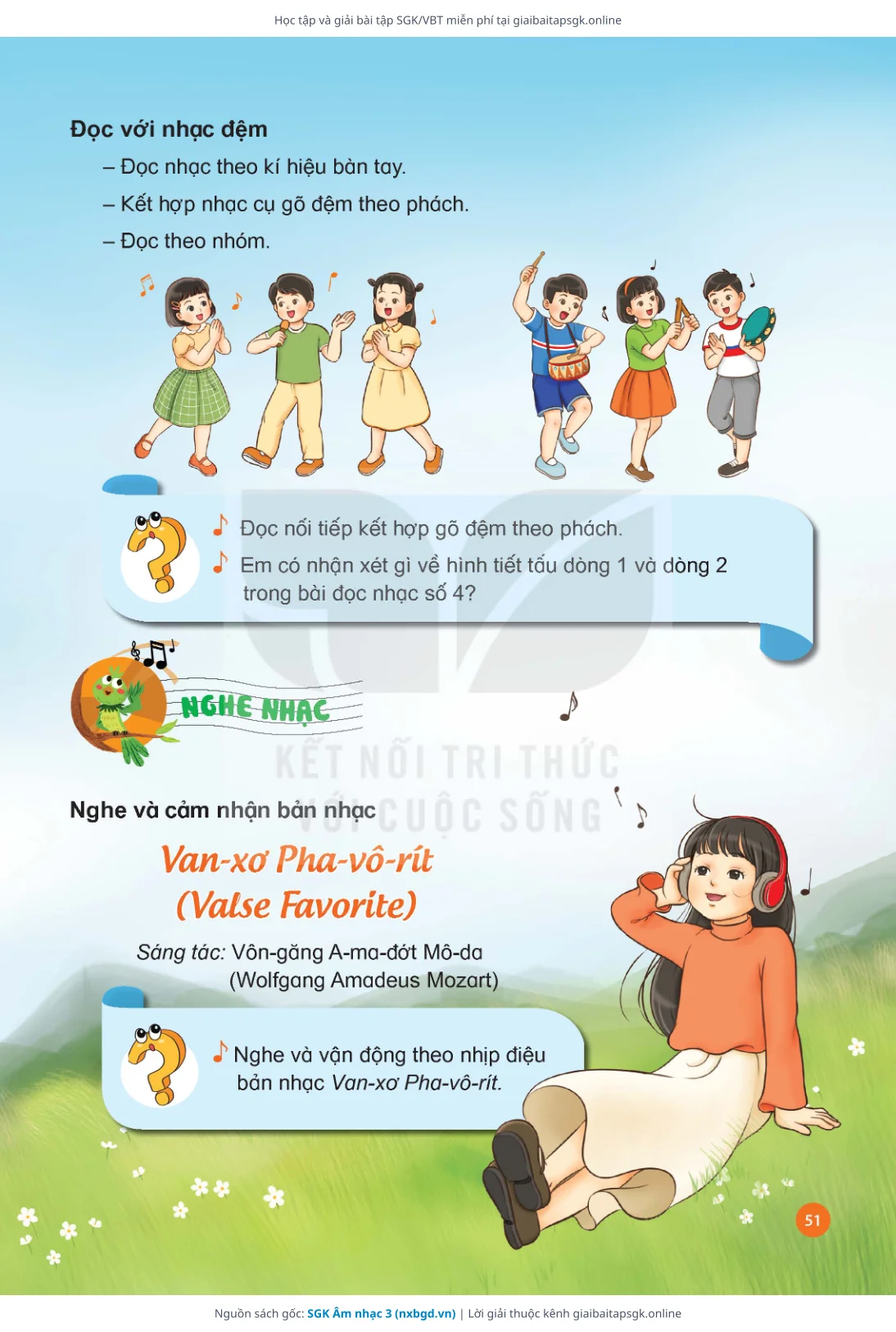 Trang 52 sách giáo khoa SGK Âm nhạc 3 thu nhỏ