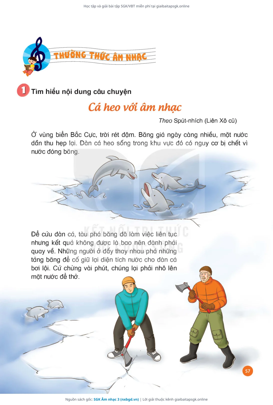 Trang 58 sách giáo khoa SGK Âm nhạc 3 thu nhỏ