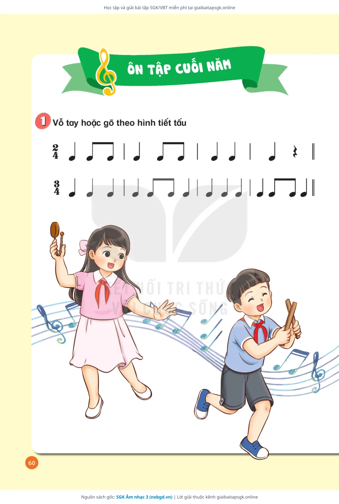 Trang 61 sách giáo khoa SGK Âm nhạc 3 thu nhỏ