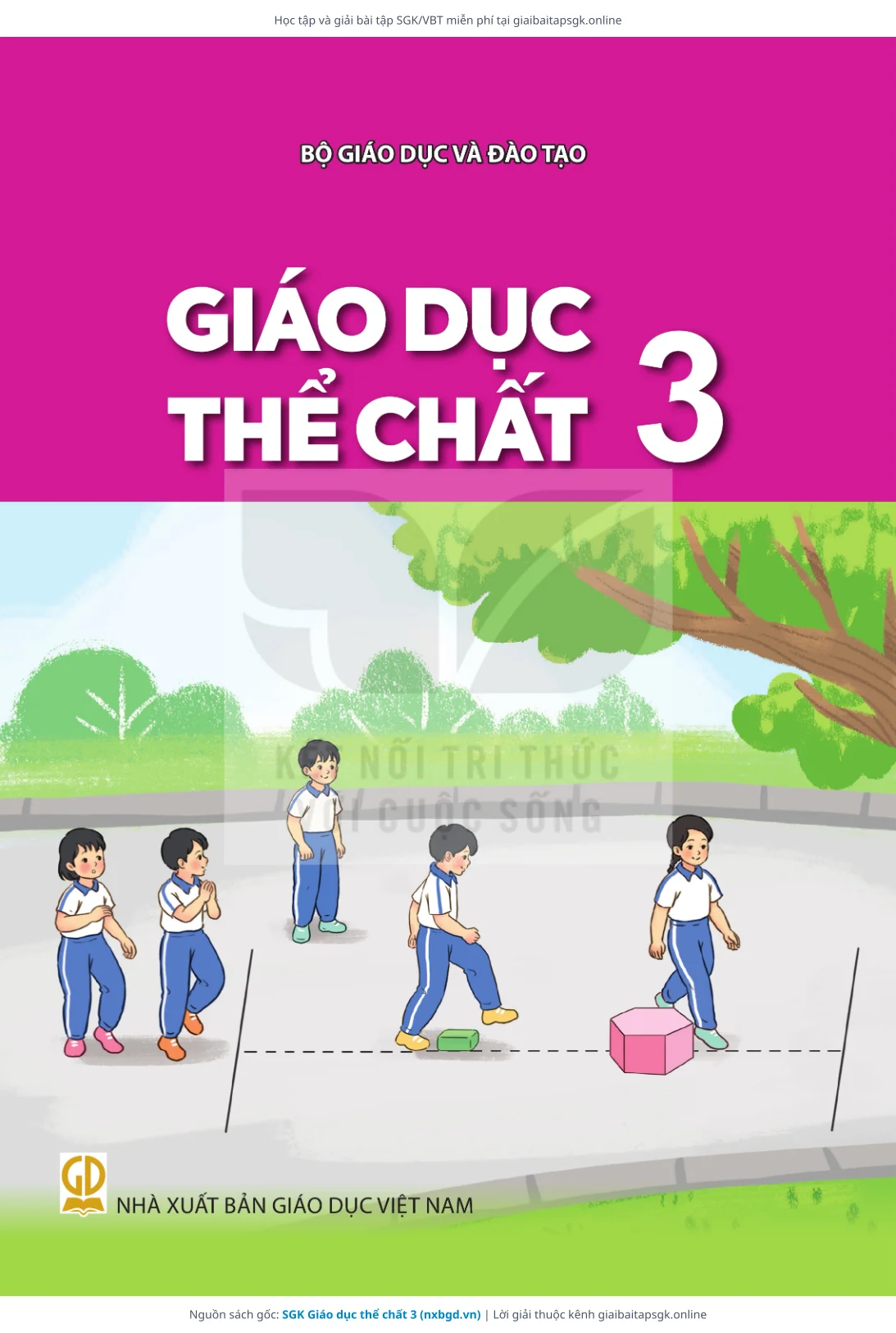 Trang 1 sách giáo khoa SGK Giáo dục thể chất 3 bản chuẩn