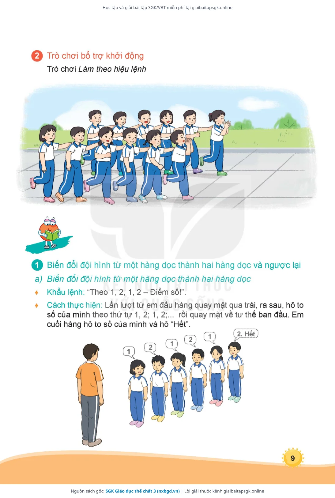 Trang 10 sách giáo khoa SGK Giáo dục thể chất 3 thu nhỏ