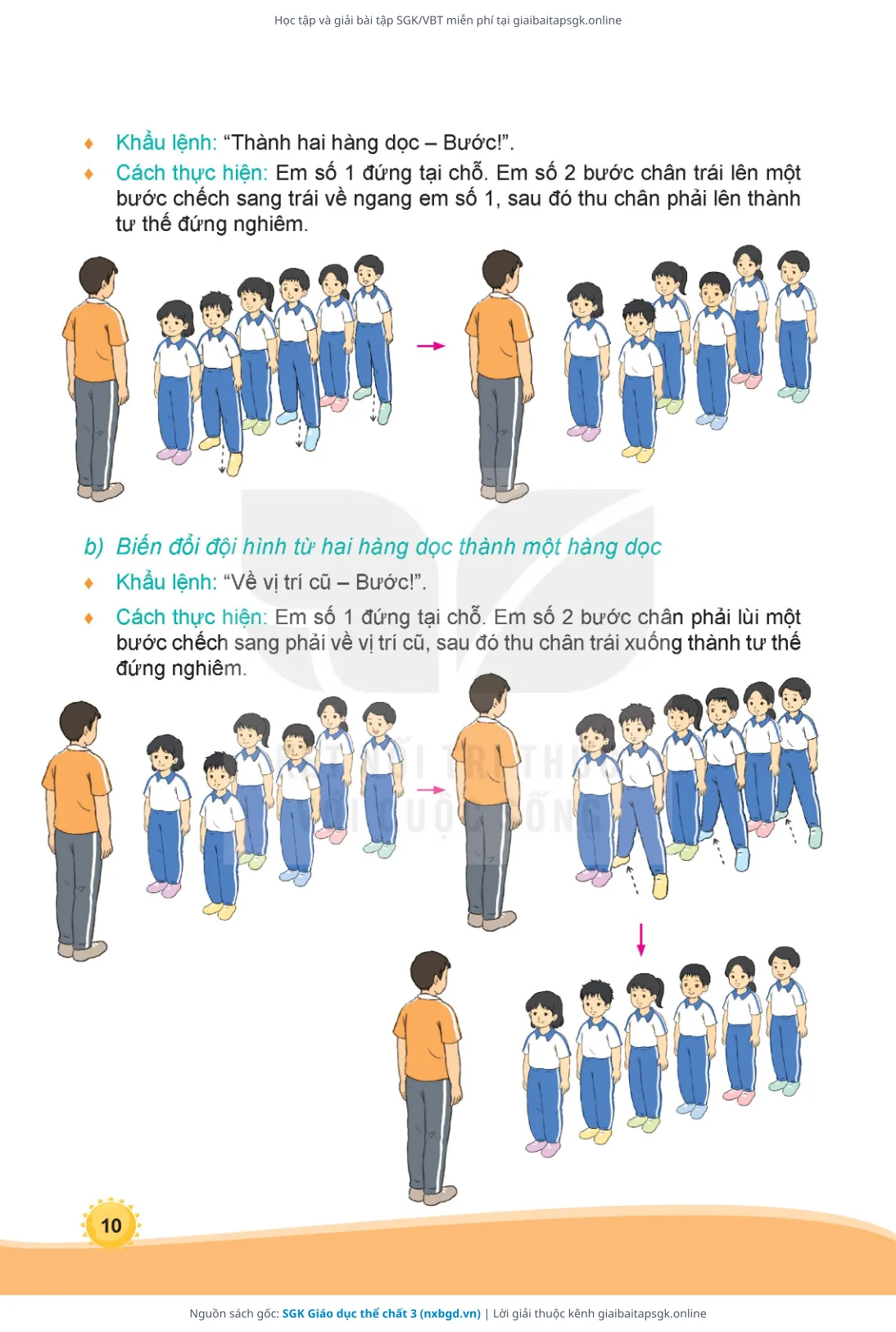 Trang 11 sách giáo khoa SGK Giáo dục thể chất 3 thu nhỏ