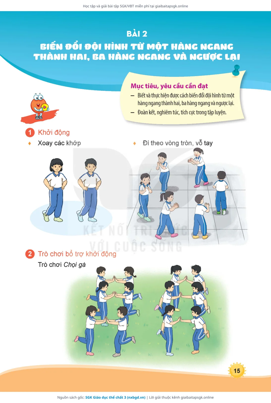 Trang 16 sách giáo khoa SGK Giáo dục thể chất 3 thu nhỏ