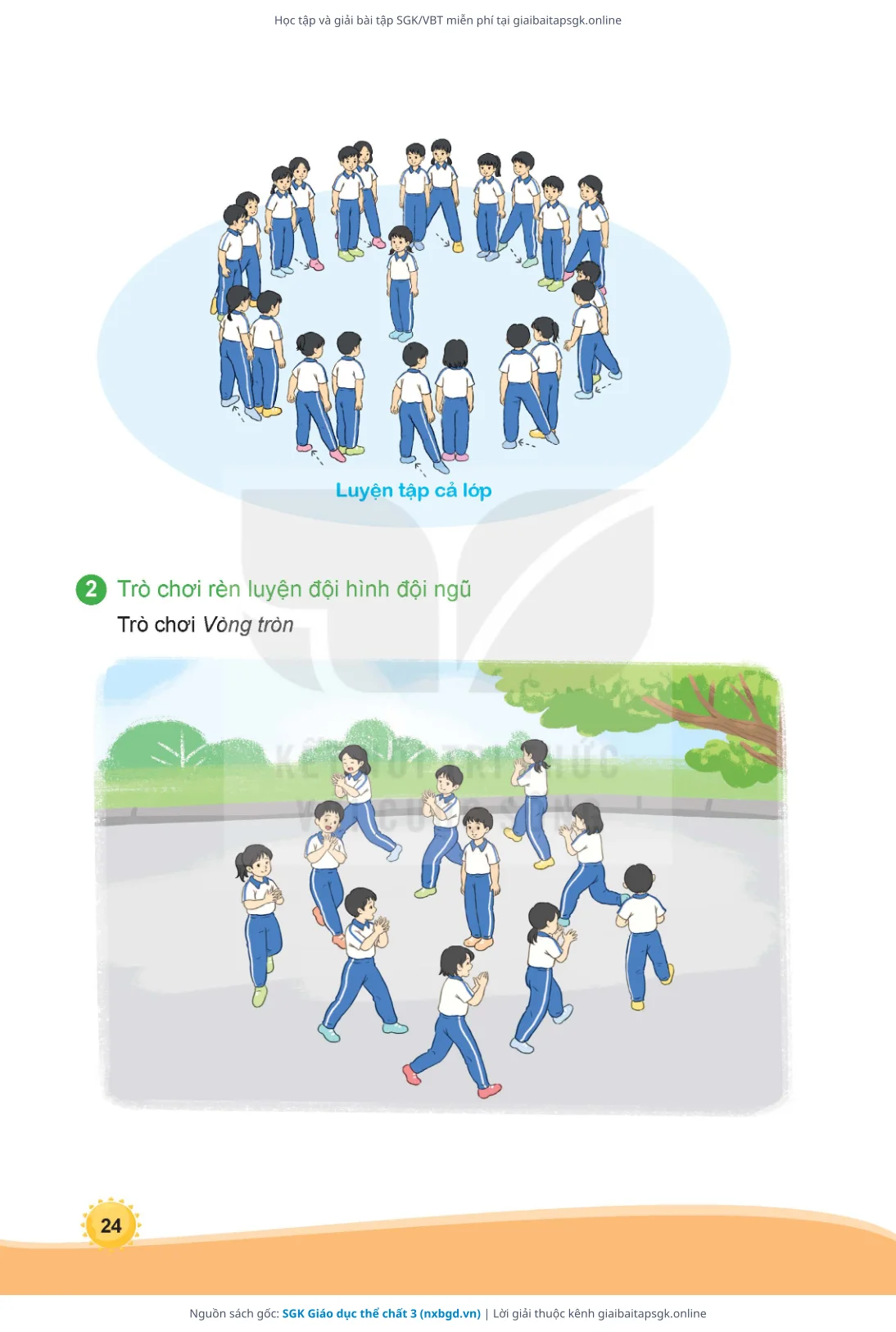 Trang 25 sách giáo khoa SGK Giáo dục thể chất 3 thu nhỏ