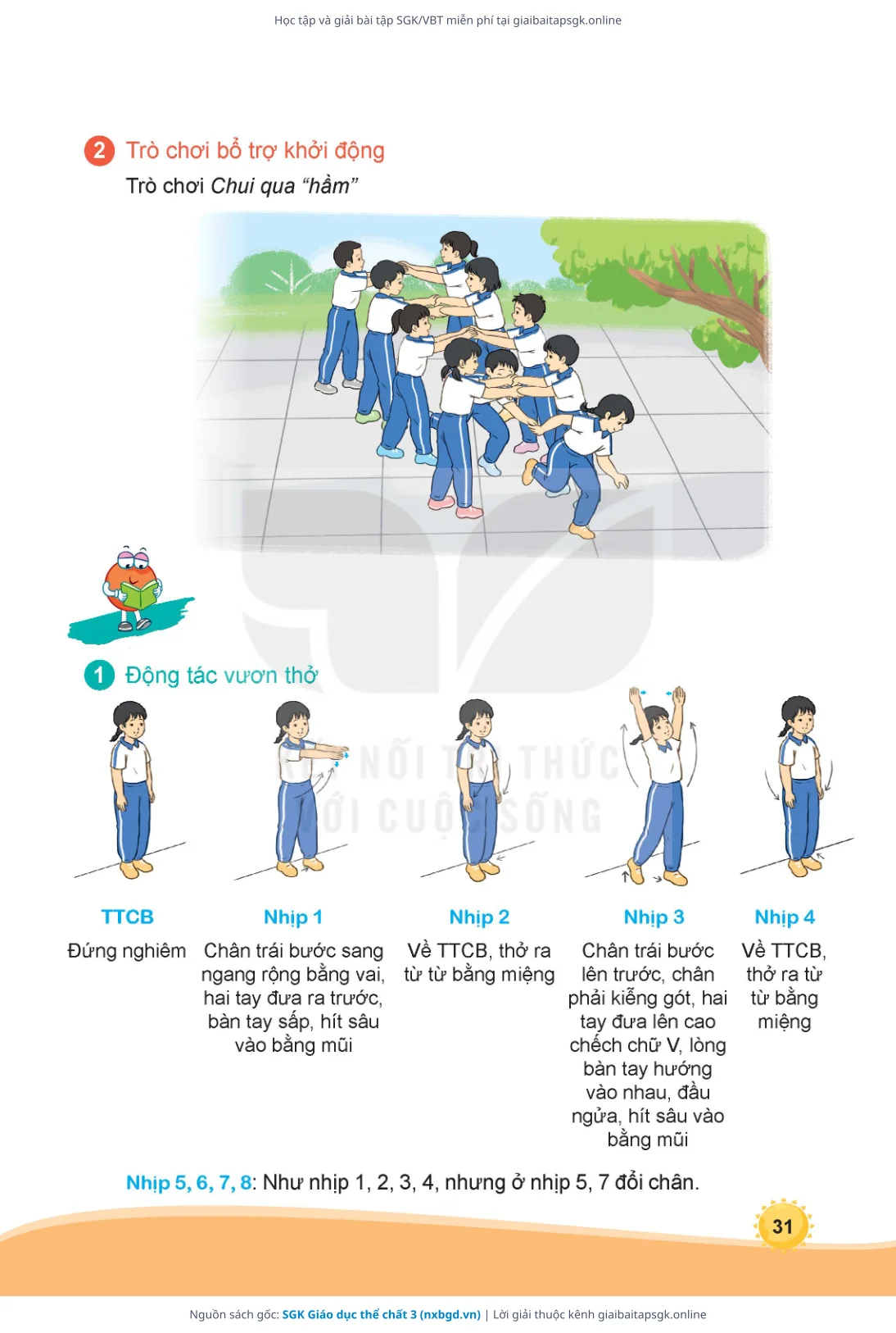 Trang 32 sách giáo khoa SGK Giáo dục thể chất 3 thu nhỏ