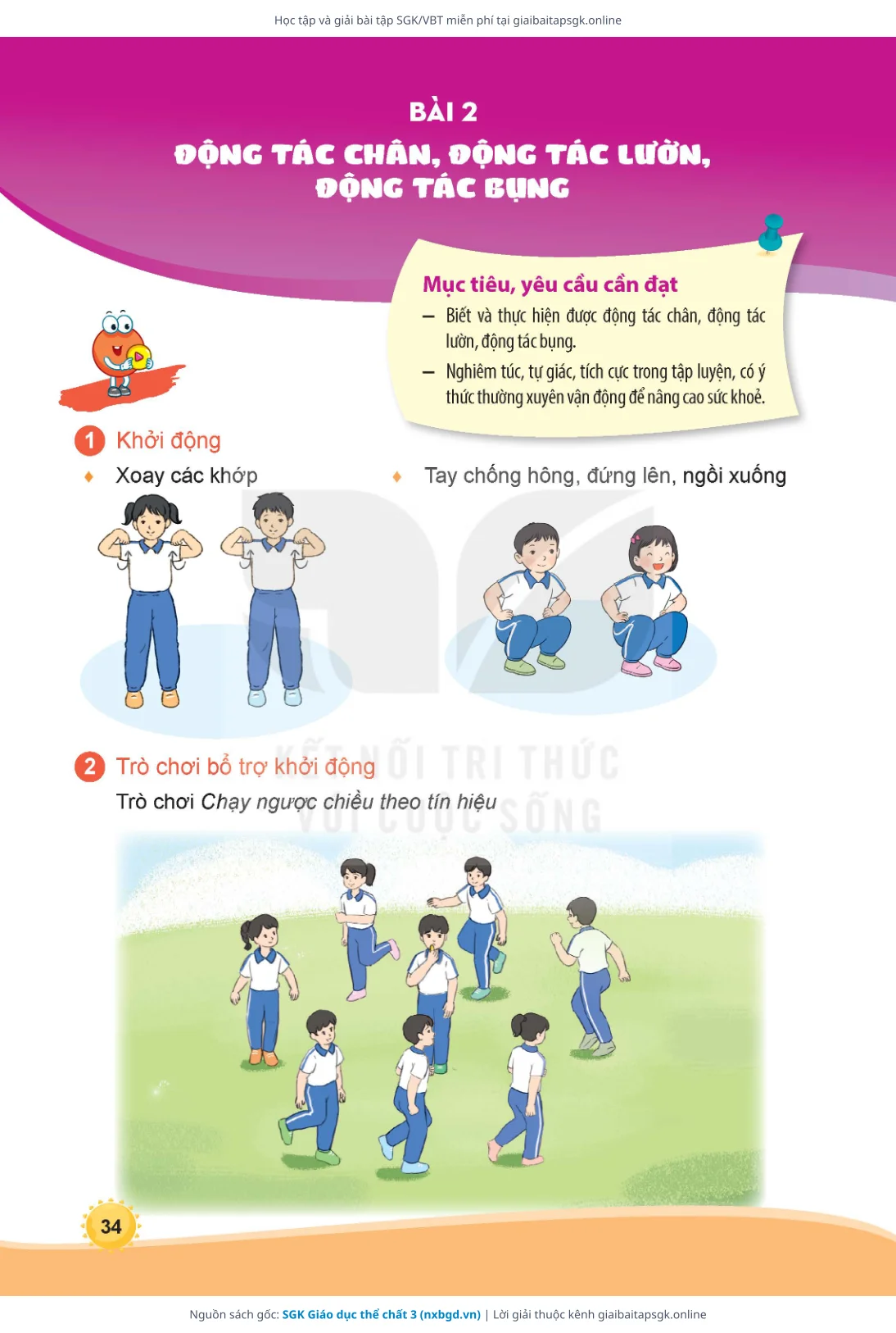 Trang 35 sách giáo khoa SGK Giáo dục thể chất 3 thu nhỏ