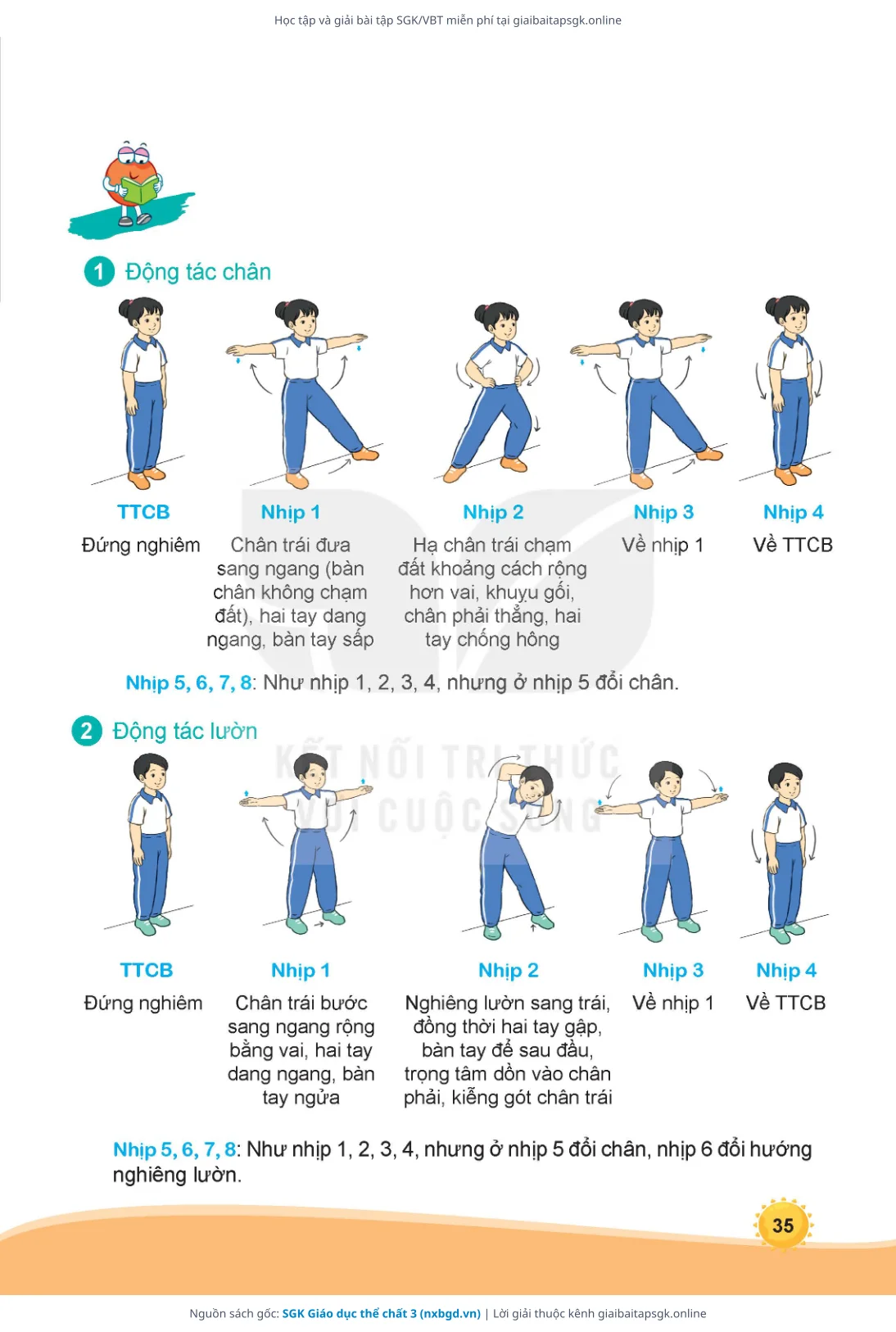 Trang 36 sách giáo khoa SGK Giáo dục thể chất 3 thu nhỏ