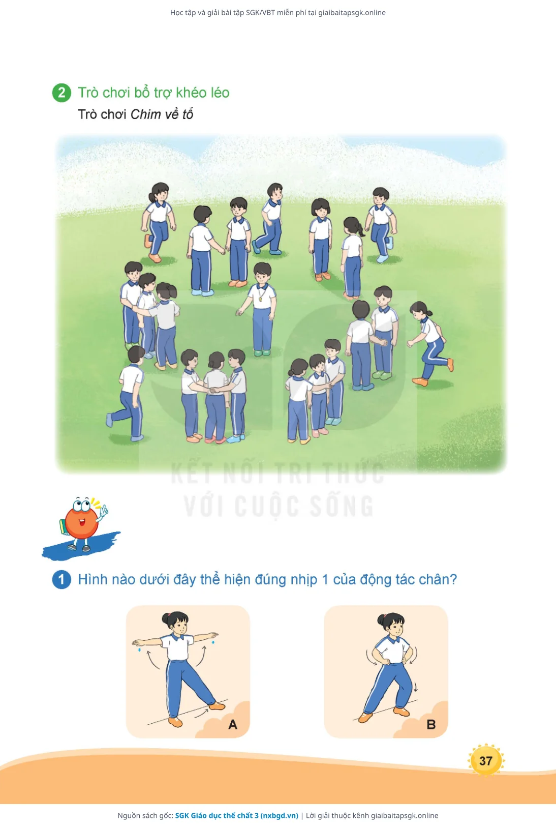 Trang 38 sách giáo khoa SGK Giáo dục thể chất 3 thu nhỏ