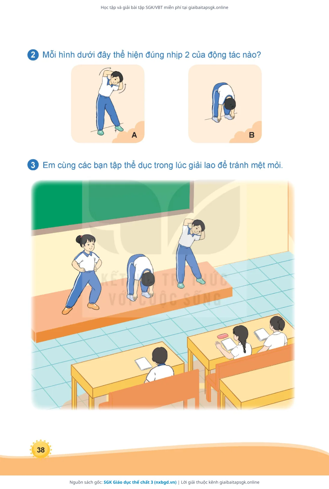 Trang 39 sách giáo khoa SGK Giáo dục thể chất 3 thu nhỏ