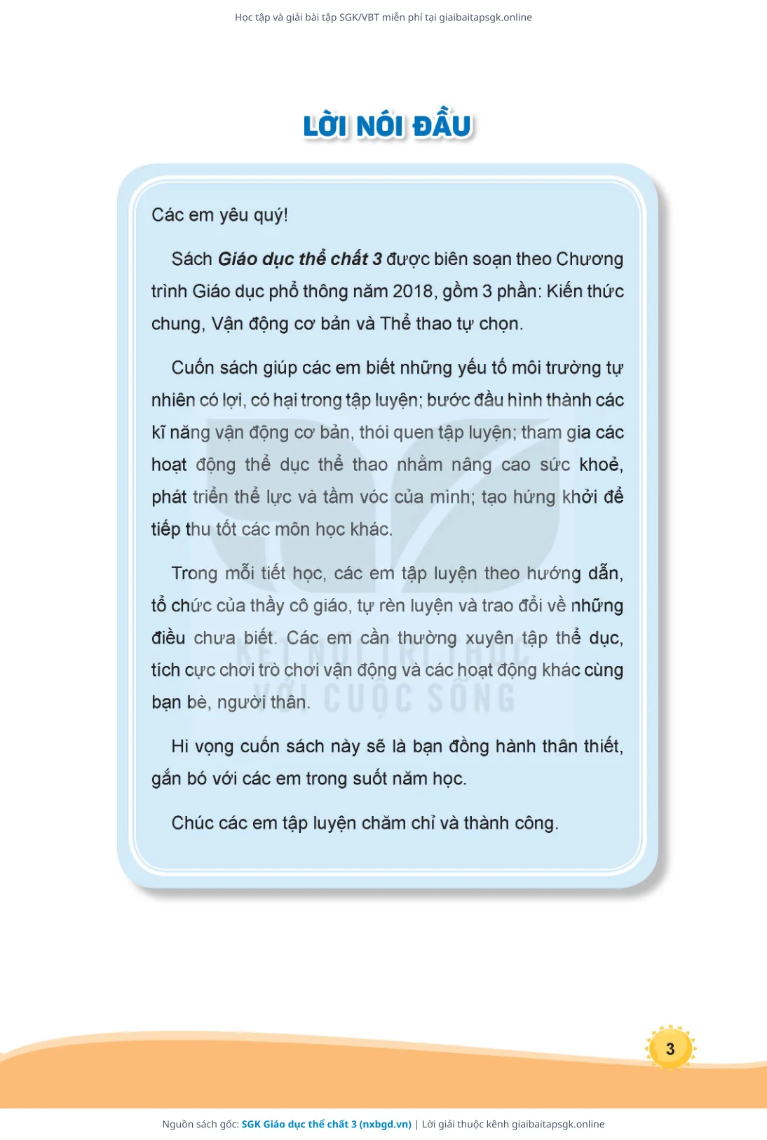 Trang 4 sách giáo khoa SGK Giáo dục thể chất 3 thu nhỏ