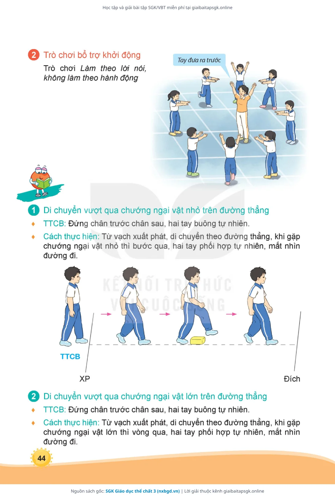 Trang 45 sách giáo khoa SGK Giáo dục thể chất 3 thu nhỏ
