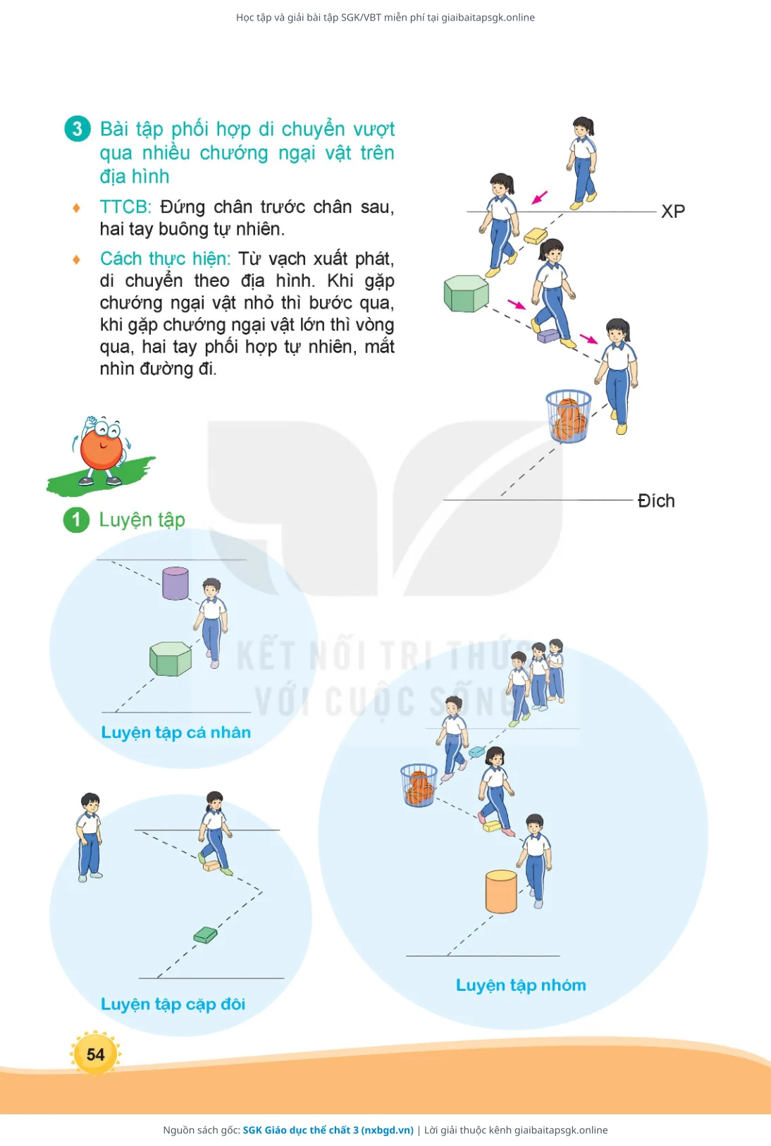 Trang 55 sách giáo khoa SGK Giáo dục thể chất 3 thu nhỏ
