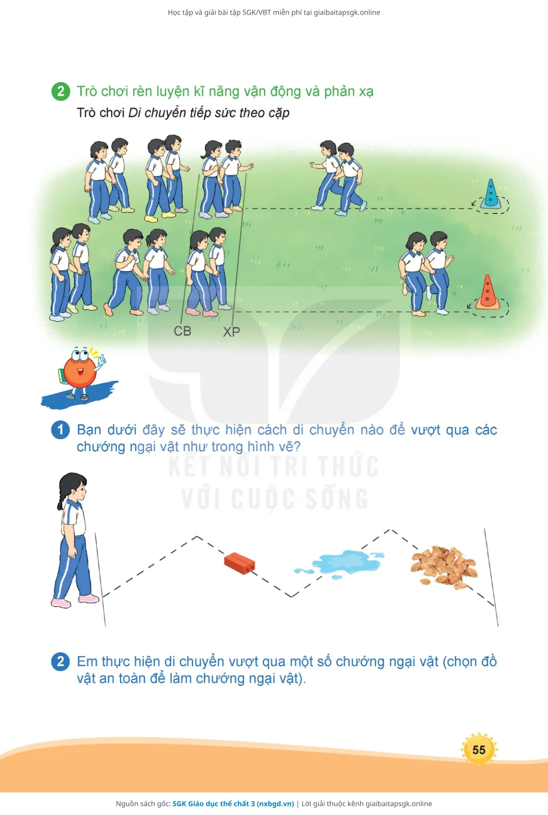 Trang 56 sách giáo khoa SGK Giáo dục thể chất 3 thu nhỏ
