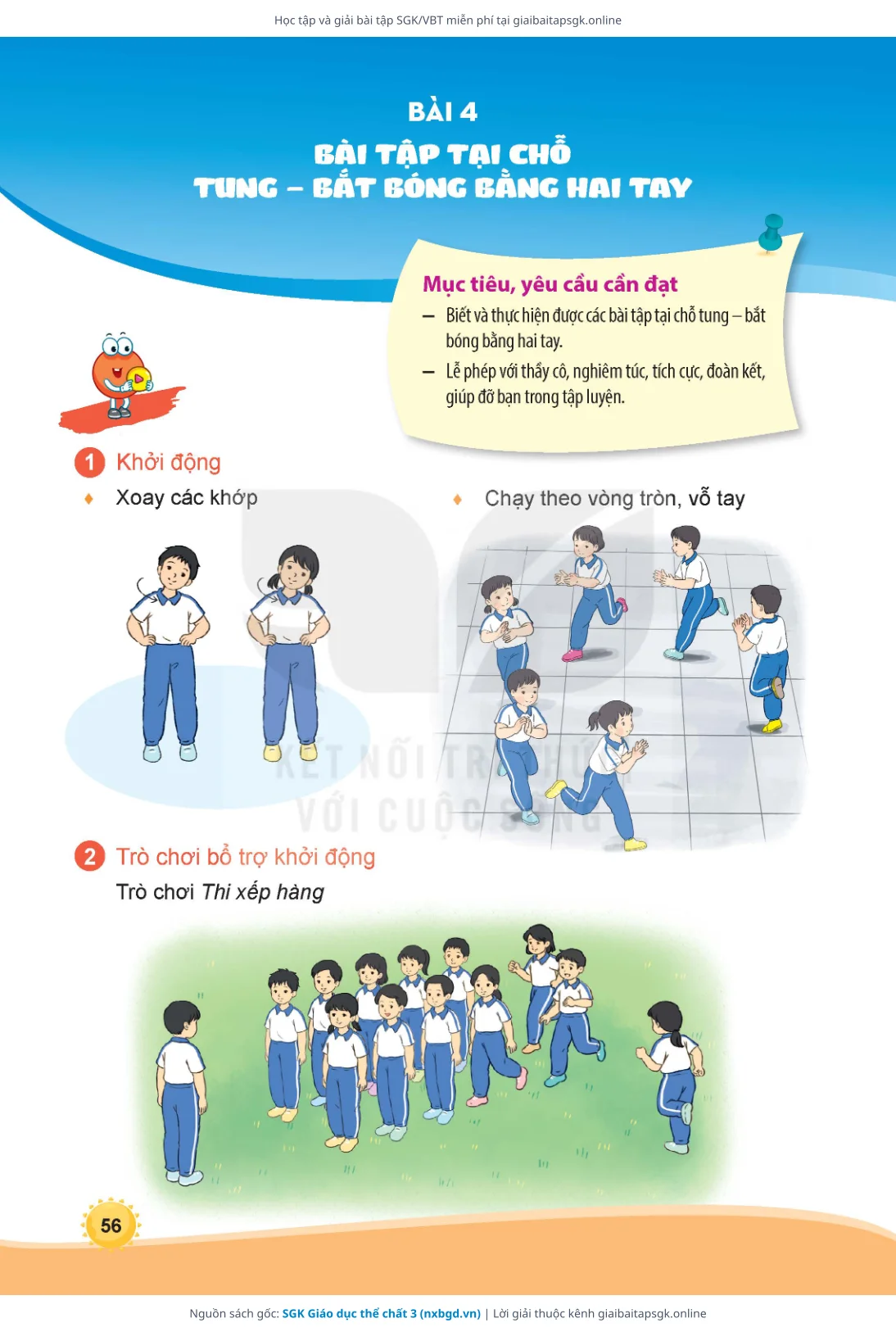 Trang 57 sách giáo khoa SGK Giáo dục thể chất 3 thu nhỏ