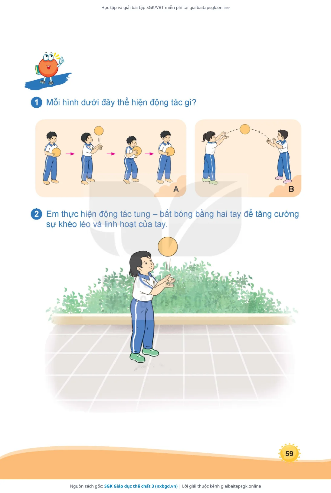 Trang 60 sách giáo khoa SGK Giáo dục thể chất 3 thu nhỏ